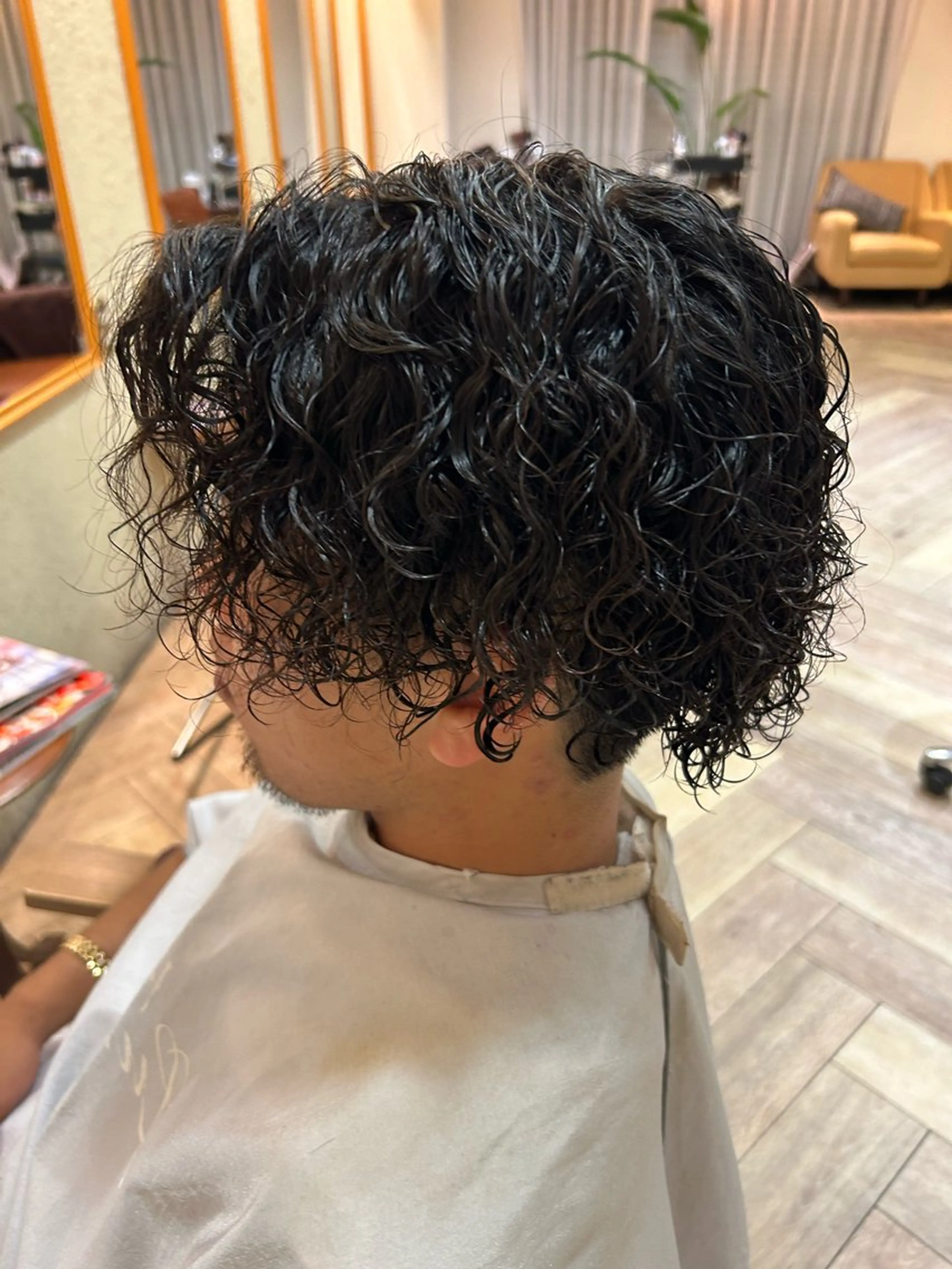 ショート パーマ ツイストスパイラルパーマ スパイラルパーマ パーマ お支払いは現金のみ MIZUKIのヘアスタイル