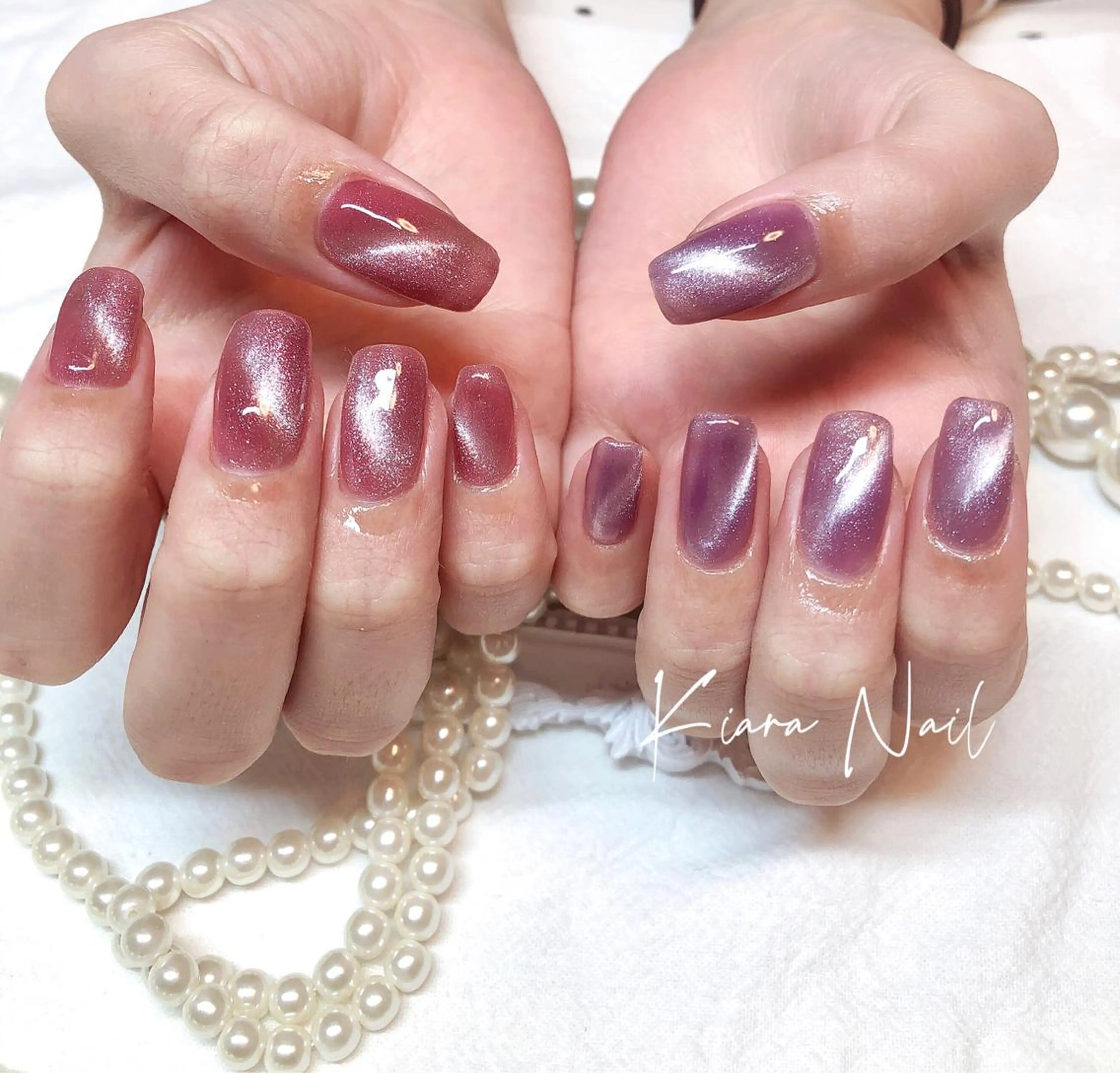 ネイル マグネットネイル 🍭Kiara Nail🍭のネイルデザイン