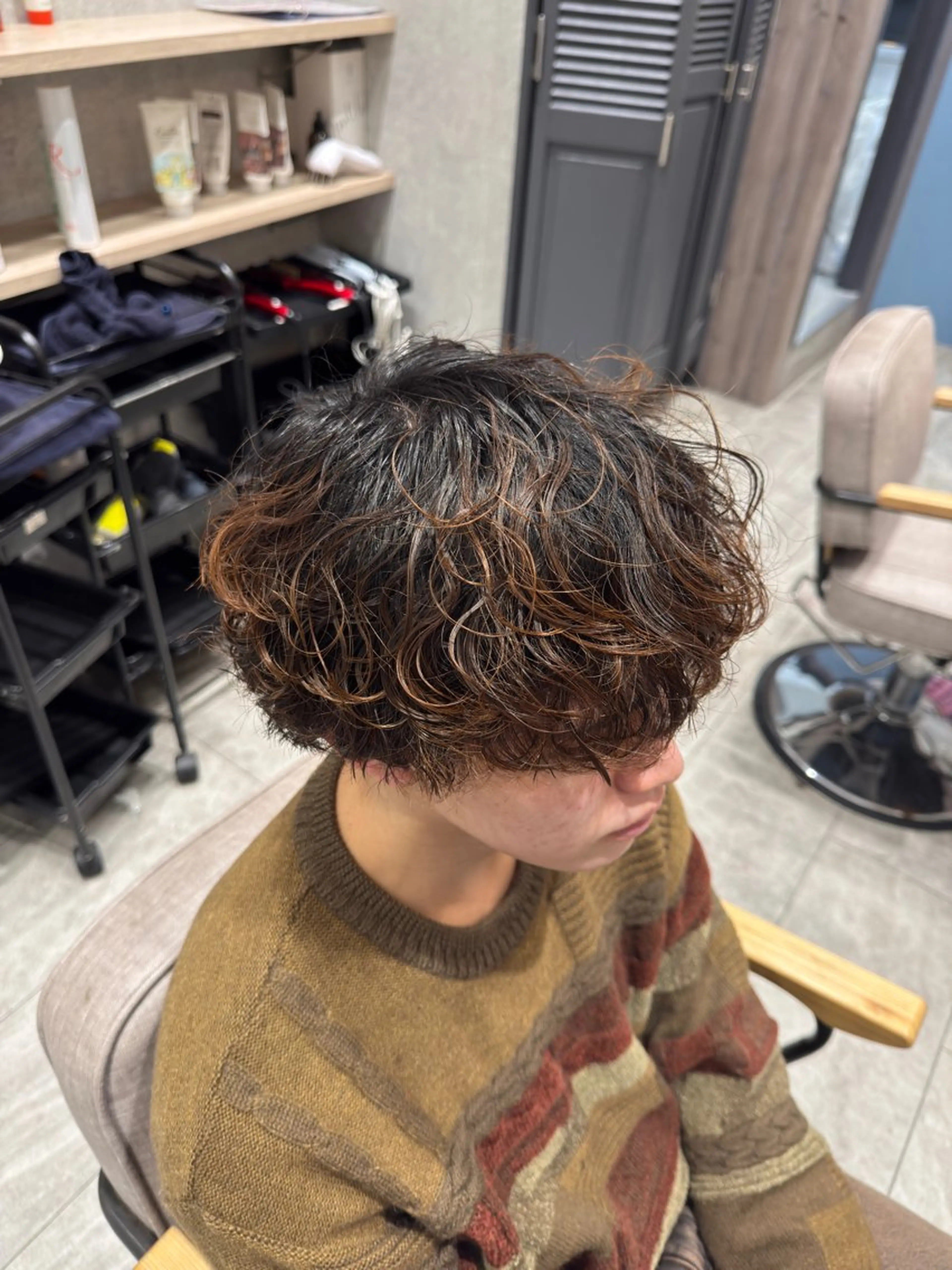 パーマ 茂木 一郎のヘアスタイル