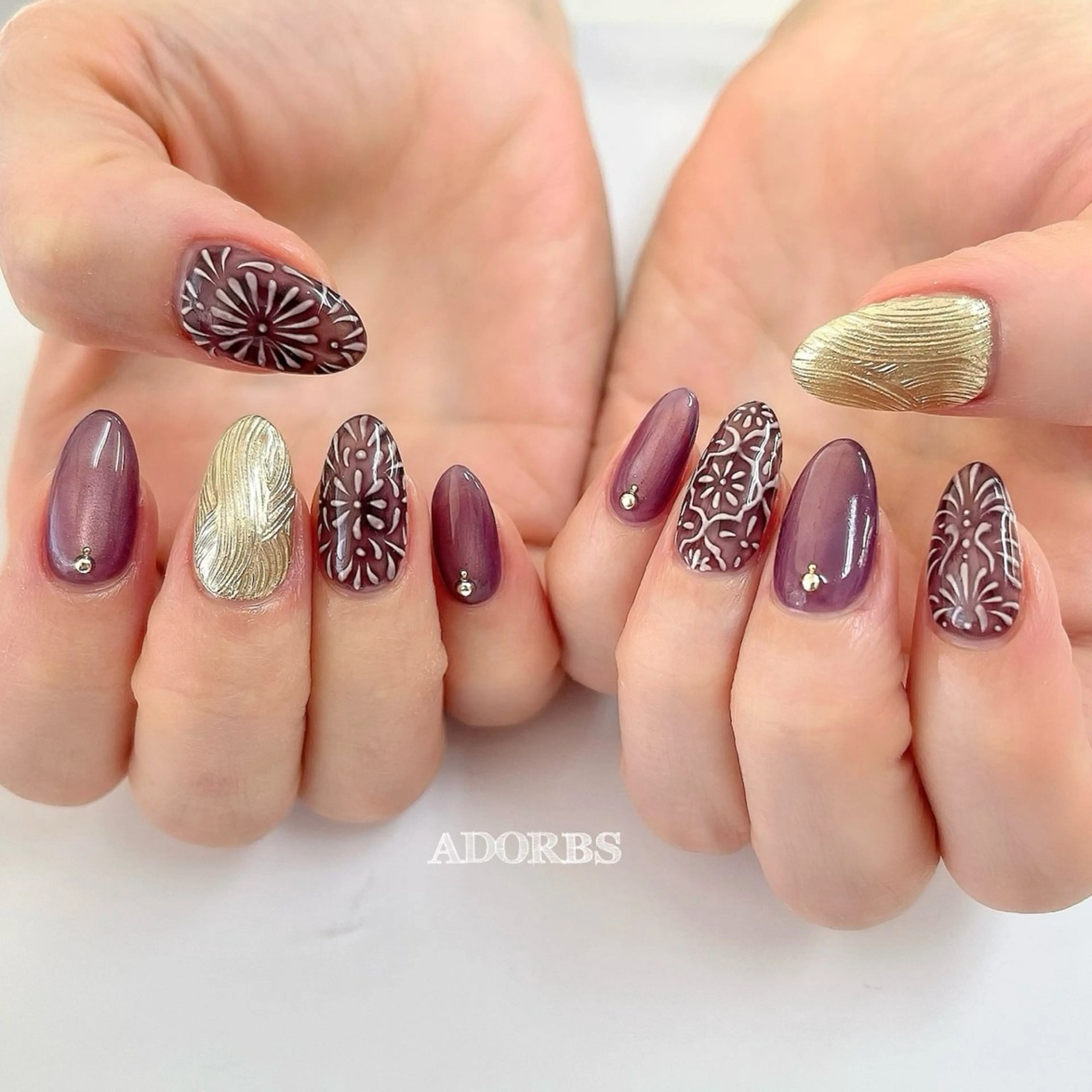 ネイル ハンドネイル ADORBS ✩上福岡のネイルデザイン