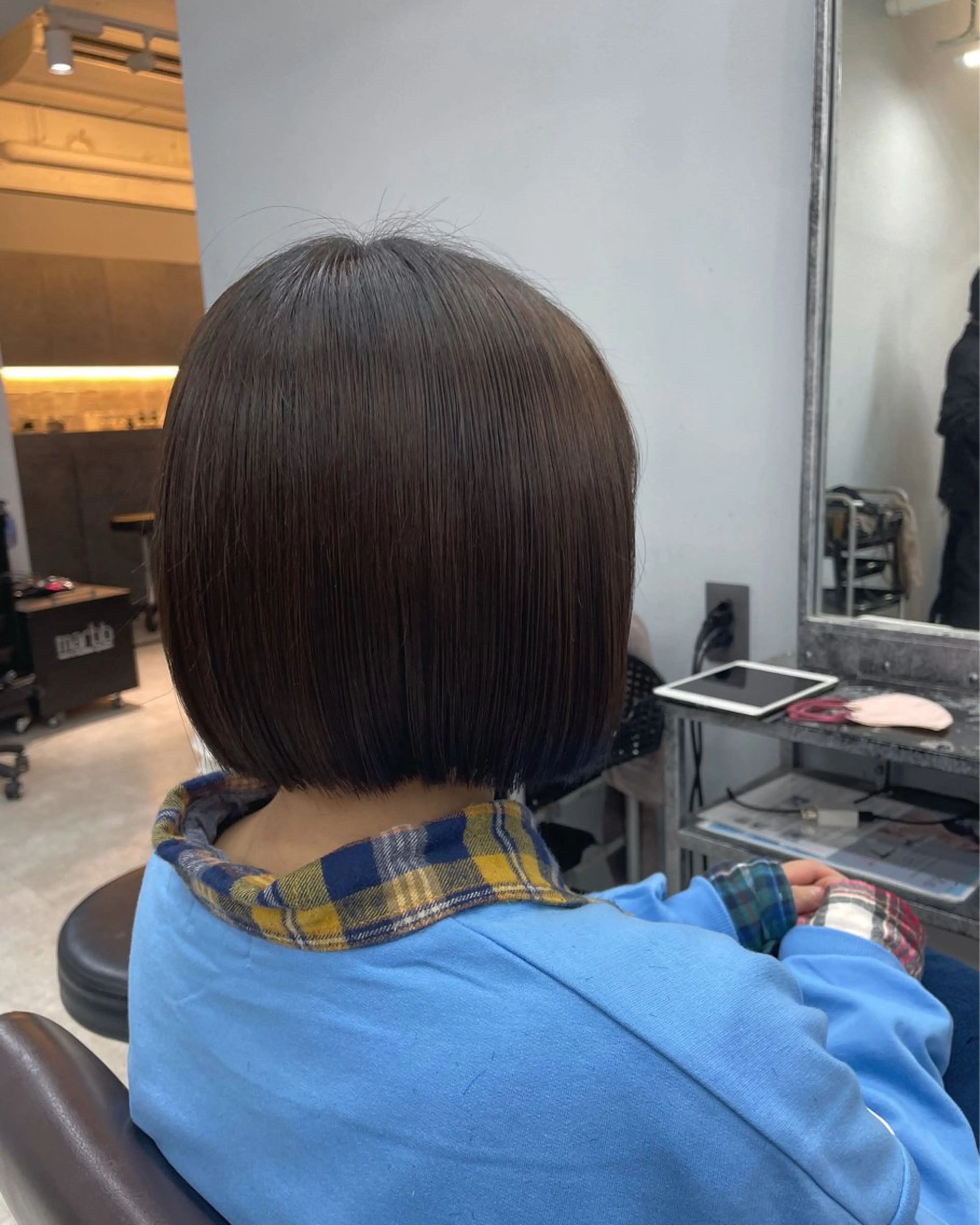 ミディアム 佐藤 菜穂のヘアスタイル
