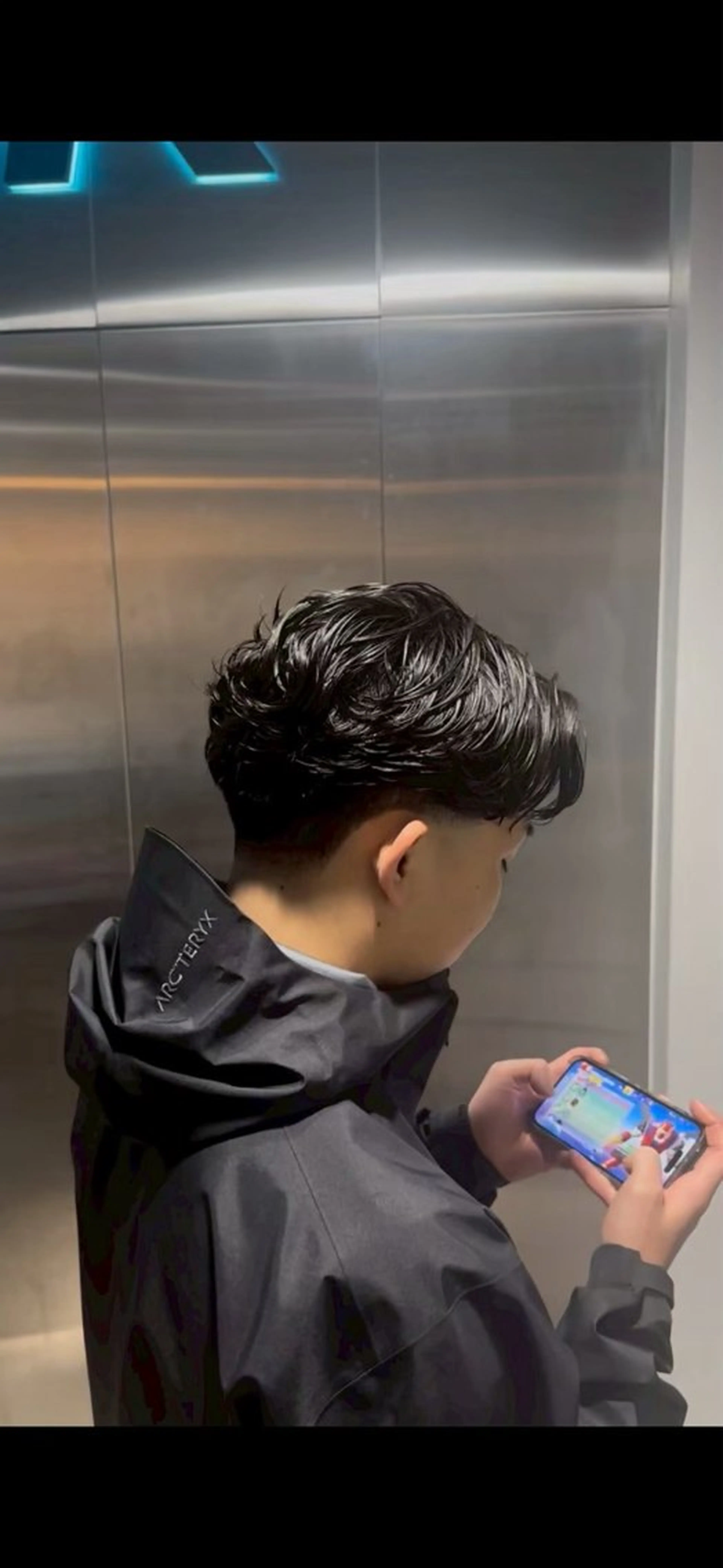 ショート カラー パーマ ヘアアレンジ メンズ キッズ メンズパーマ 小顔カット ニュアンスパーマ メンズ特化/カラー /せなのヘアスタイル