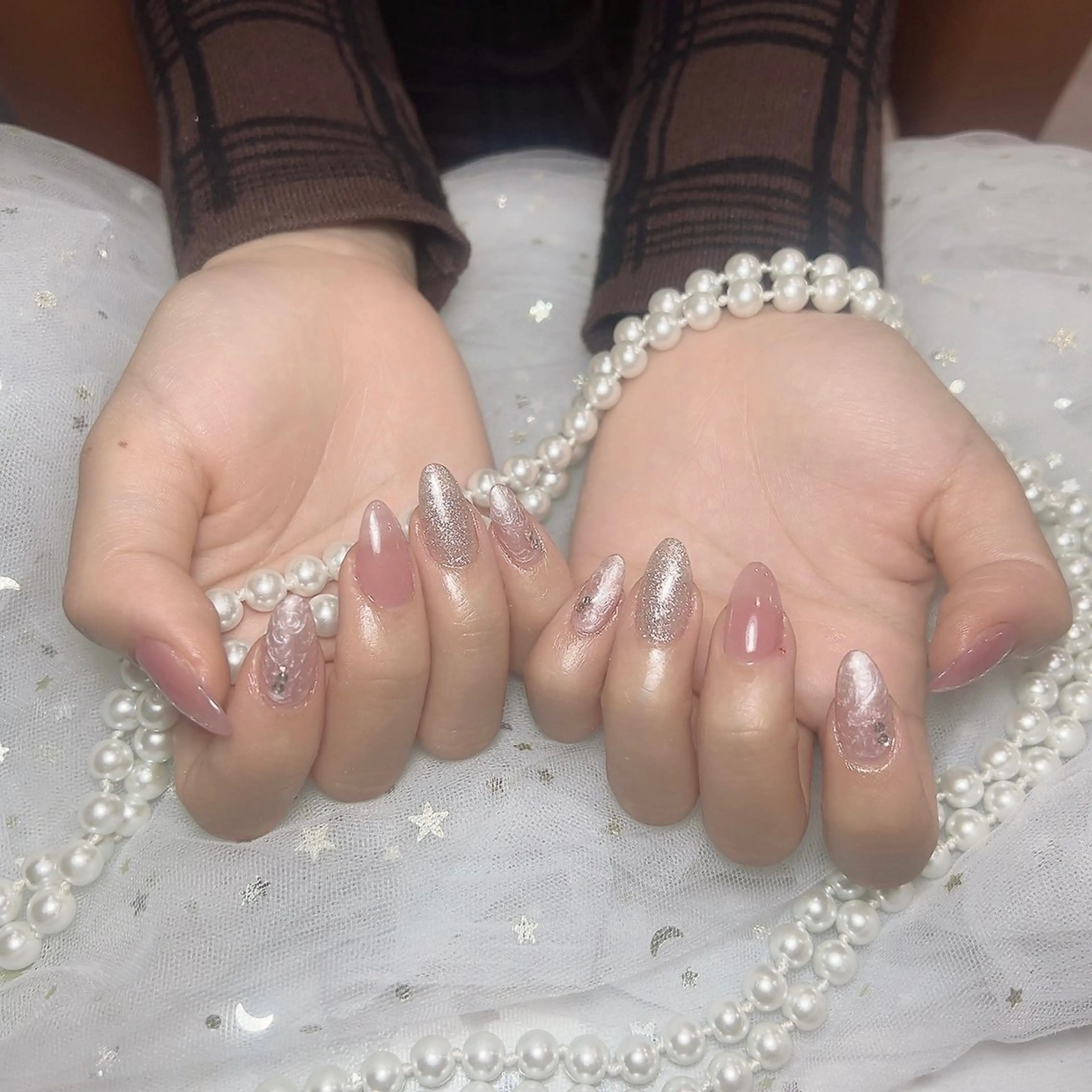 ネイル アートネイル フラッシュネイル フットネイル フレンチネイル ジェルネイル ハンドネイル You&Me Reonaのネイルデザイン