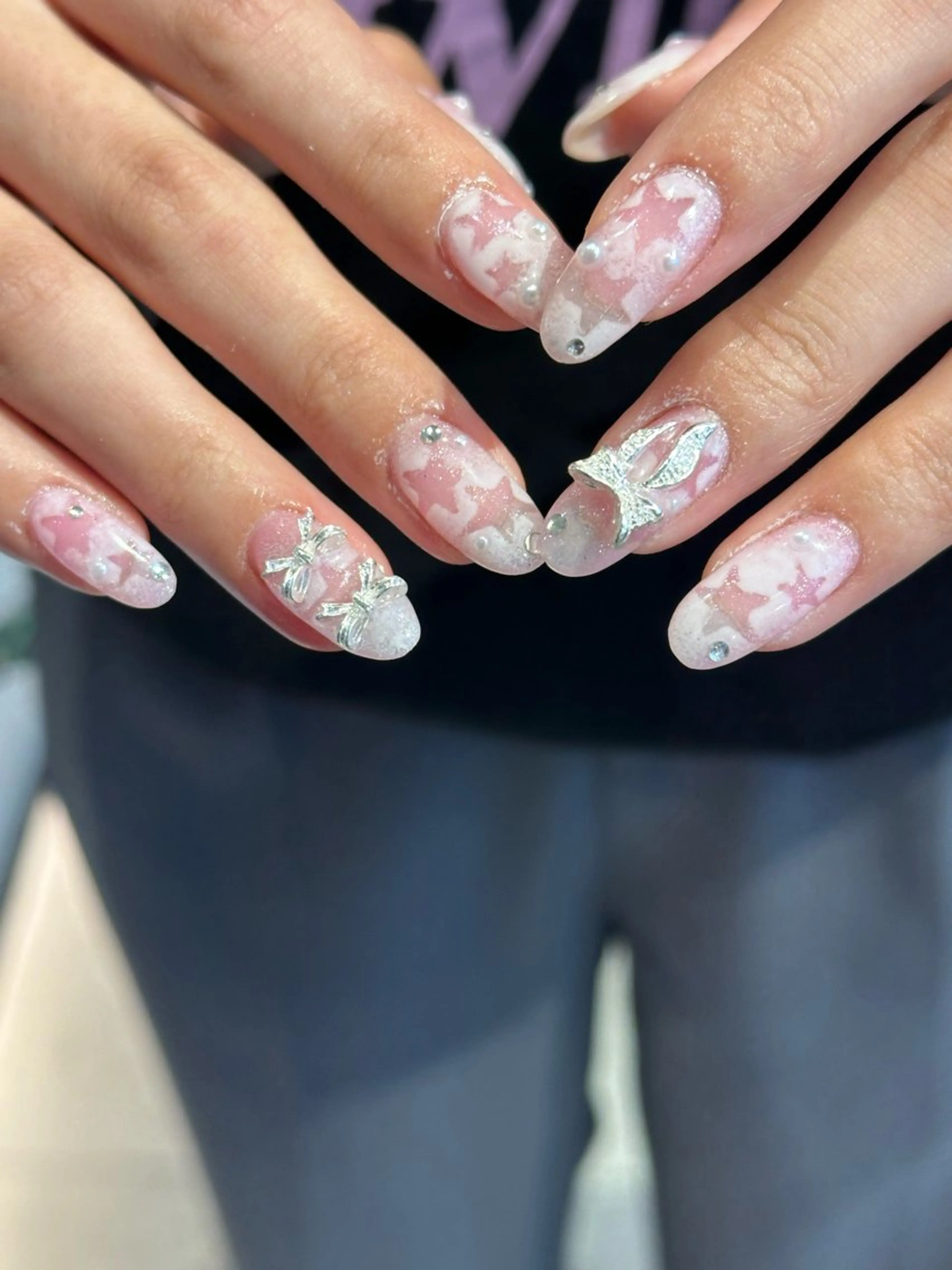 ネイル ハイトーン特化 pepe🎀のヘアスタイル