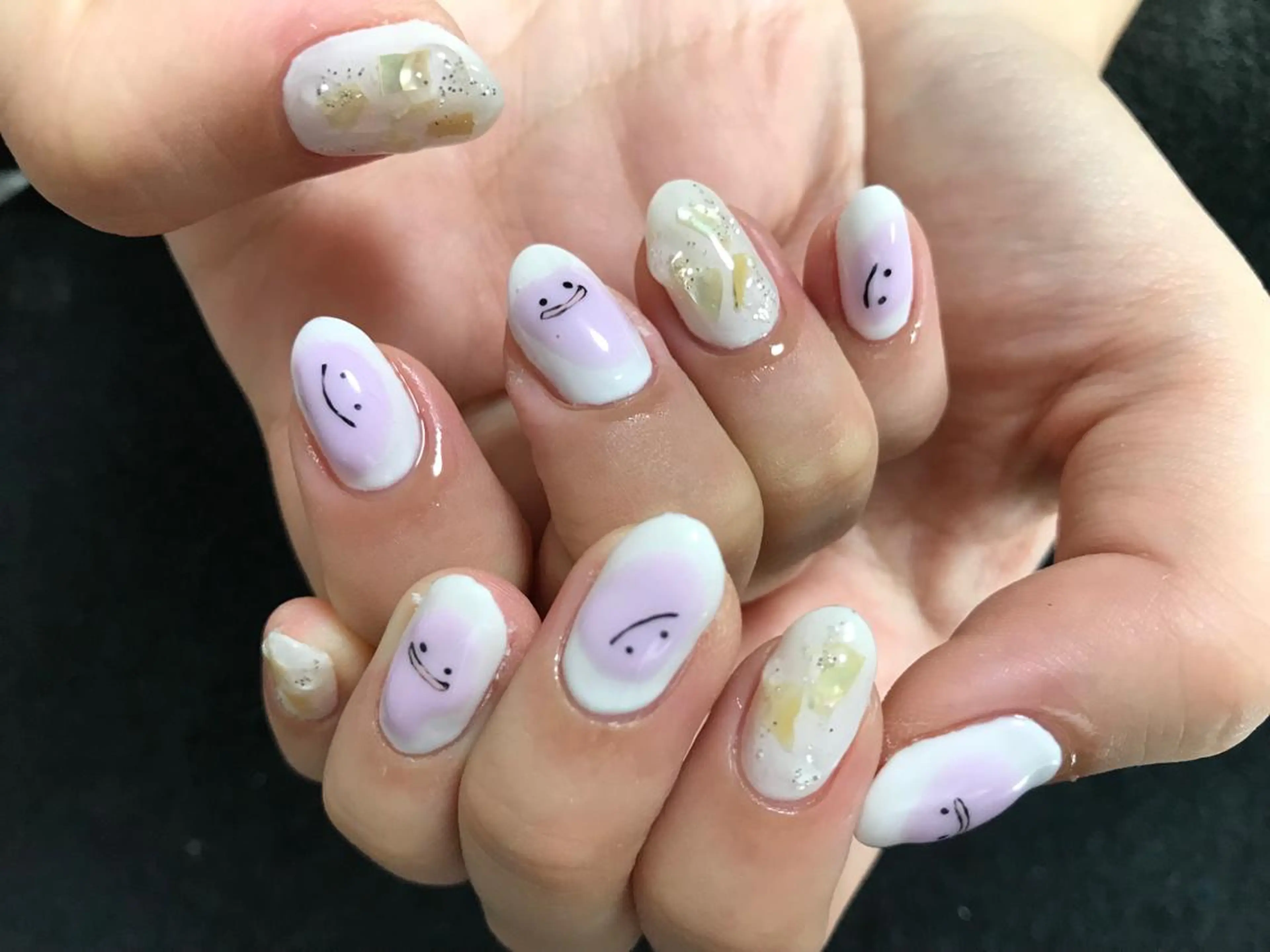 ネイル ハンドネイル Mana‪ ‪·͜· ❤︎‬のネイルデザイン