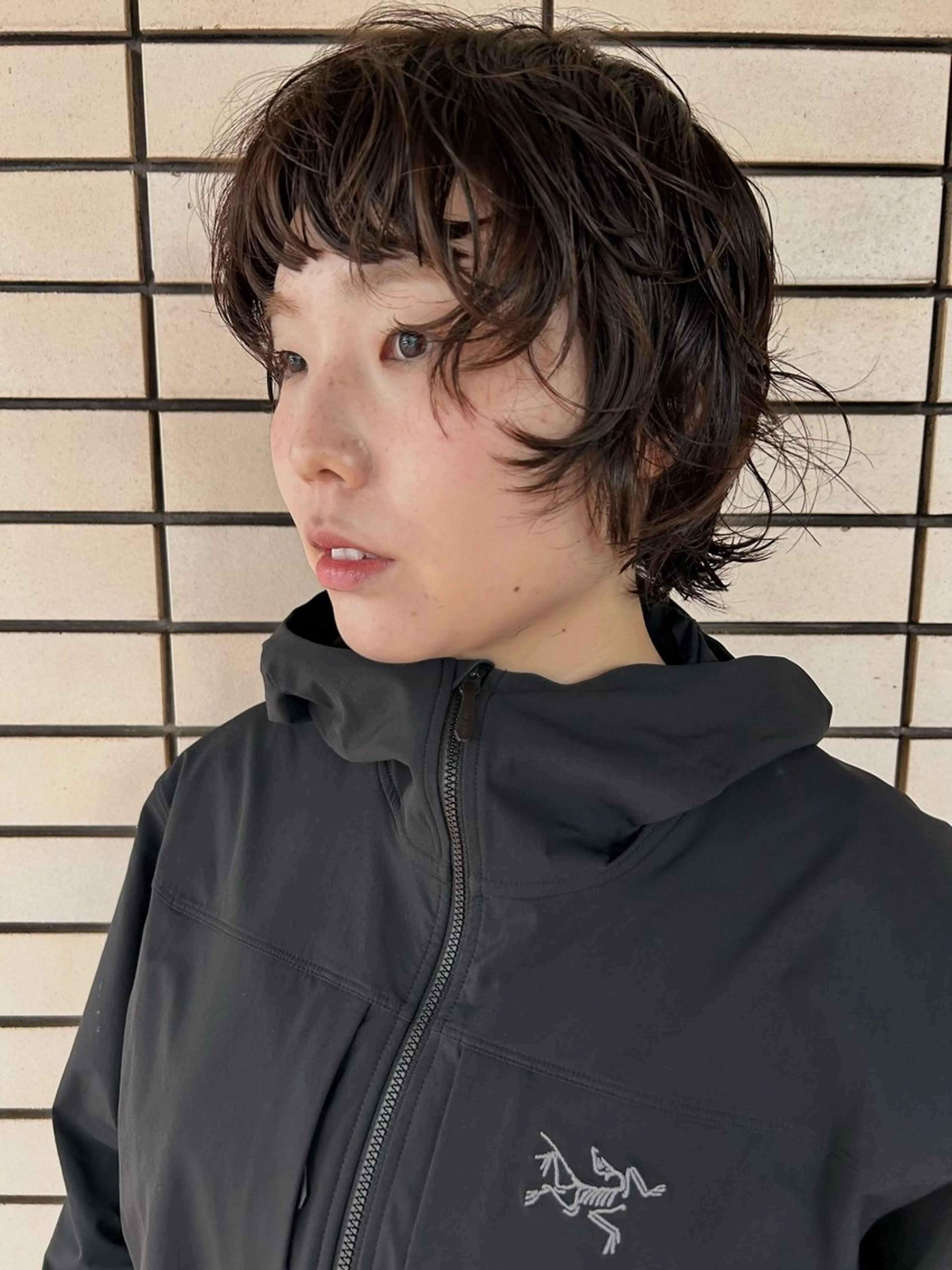 ショート パーマ デザインカット/ パーマ/nanaのヘアスタイル