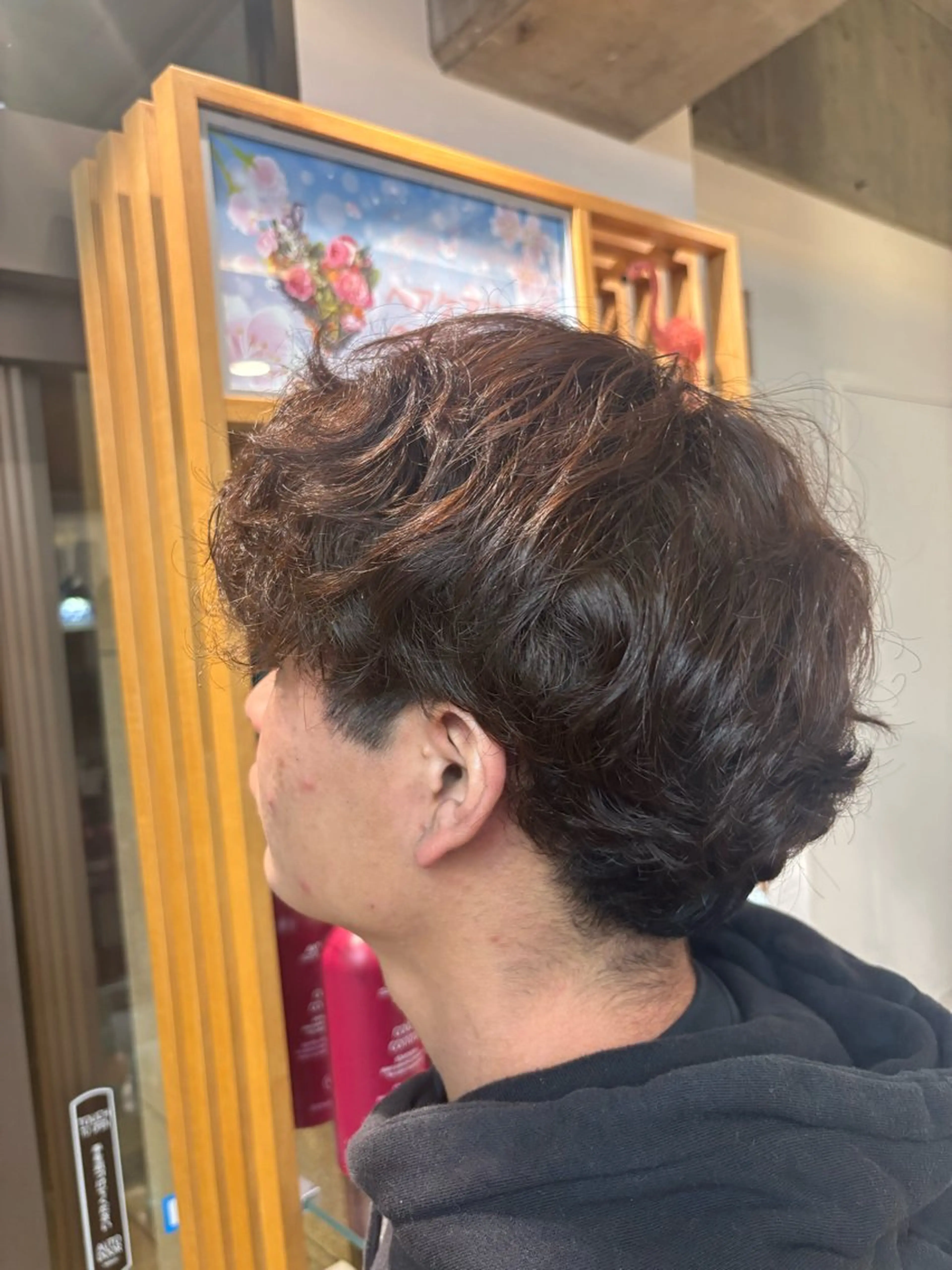 ショート パーマ パーマ トリートメント アシスタント KAEDEのヘアスタイル
