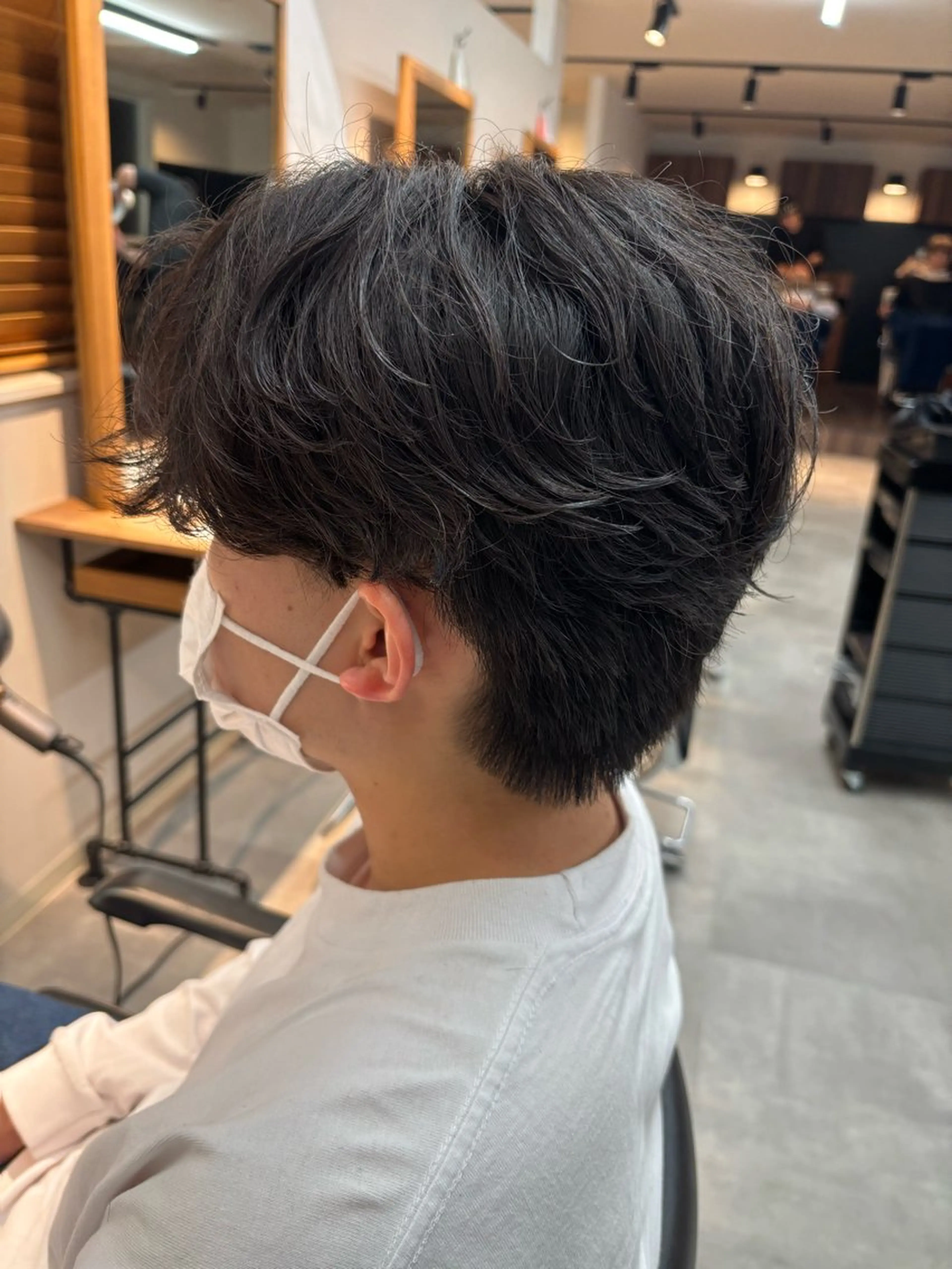 パーマ メンズ フェザーパーマ メンズパーマ カット パーマ 保立/フェザーパーマ /メンズカット千葉のヘアスタイル