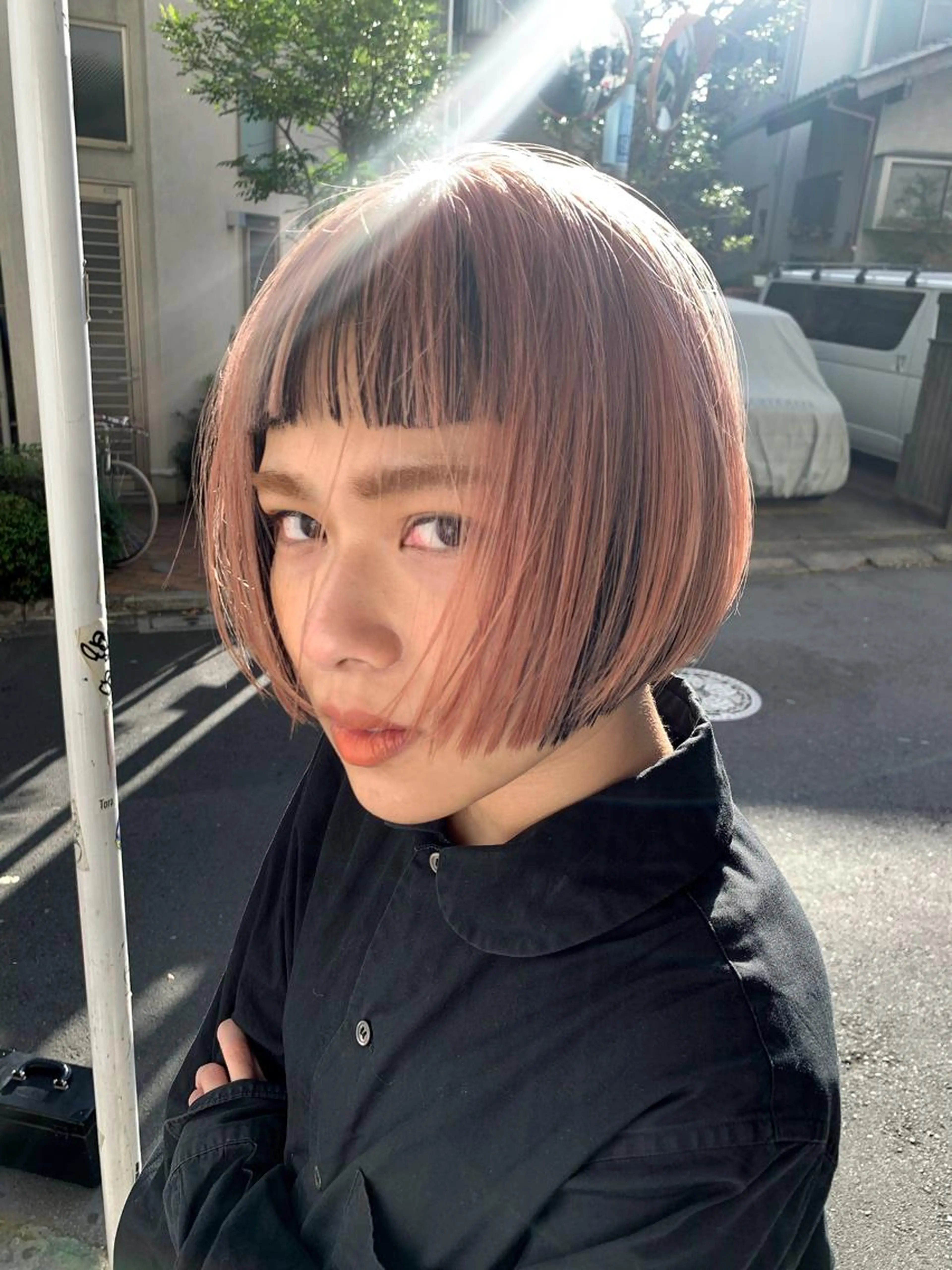 【✨ミニモ限定2回目以降✨】ケアブリーチダブルカラー＋トリートメント　お客様史上最高の髪色に🙆‍♂️[表参道/原宿]の写真