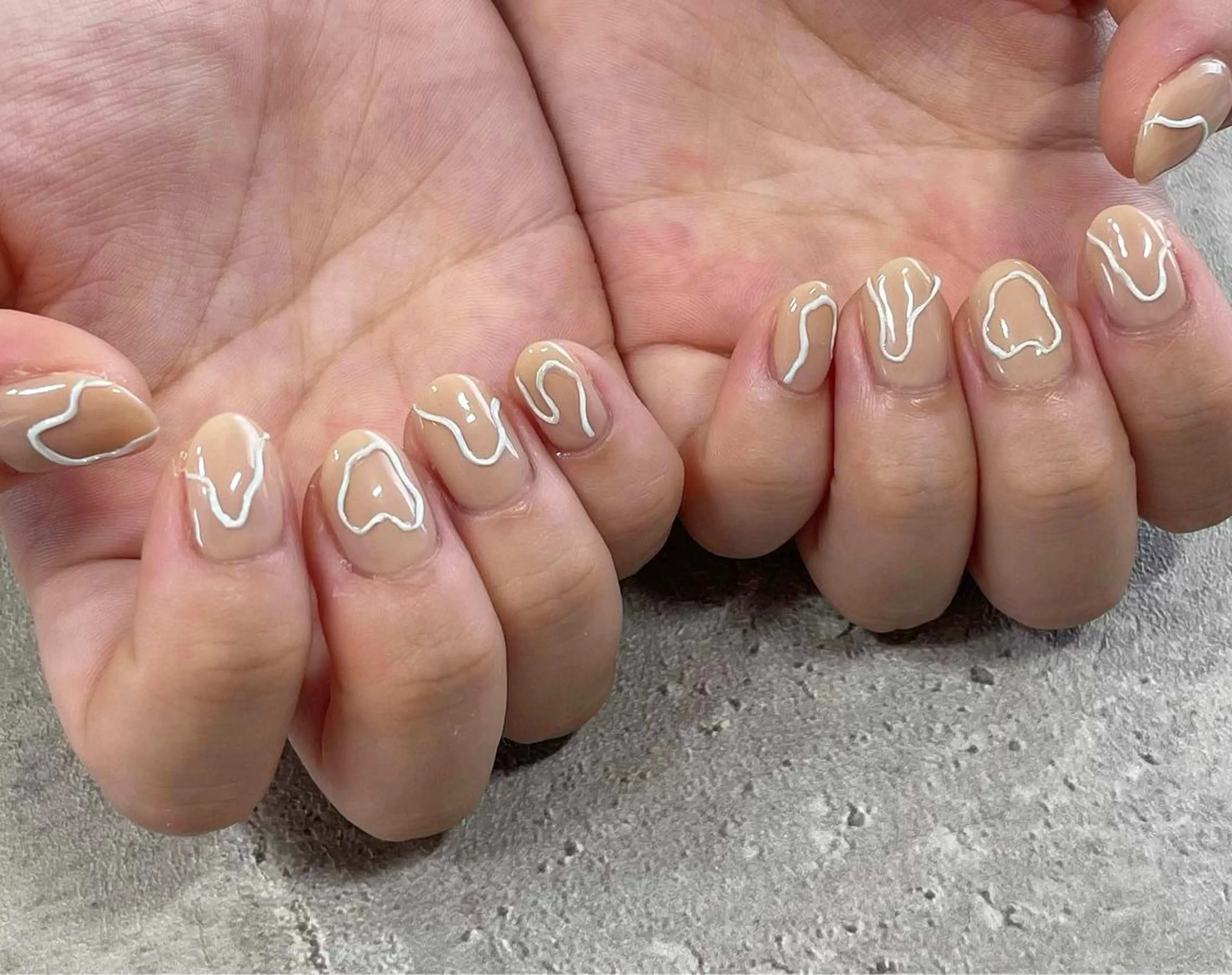 ネイル ジェルネイル 東 千夏のネイルデザイン