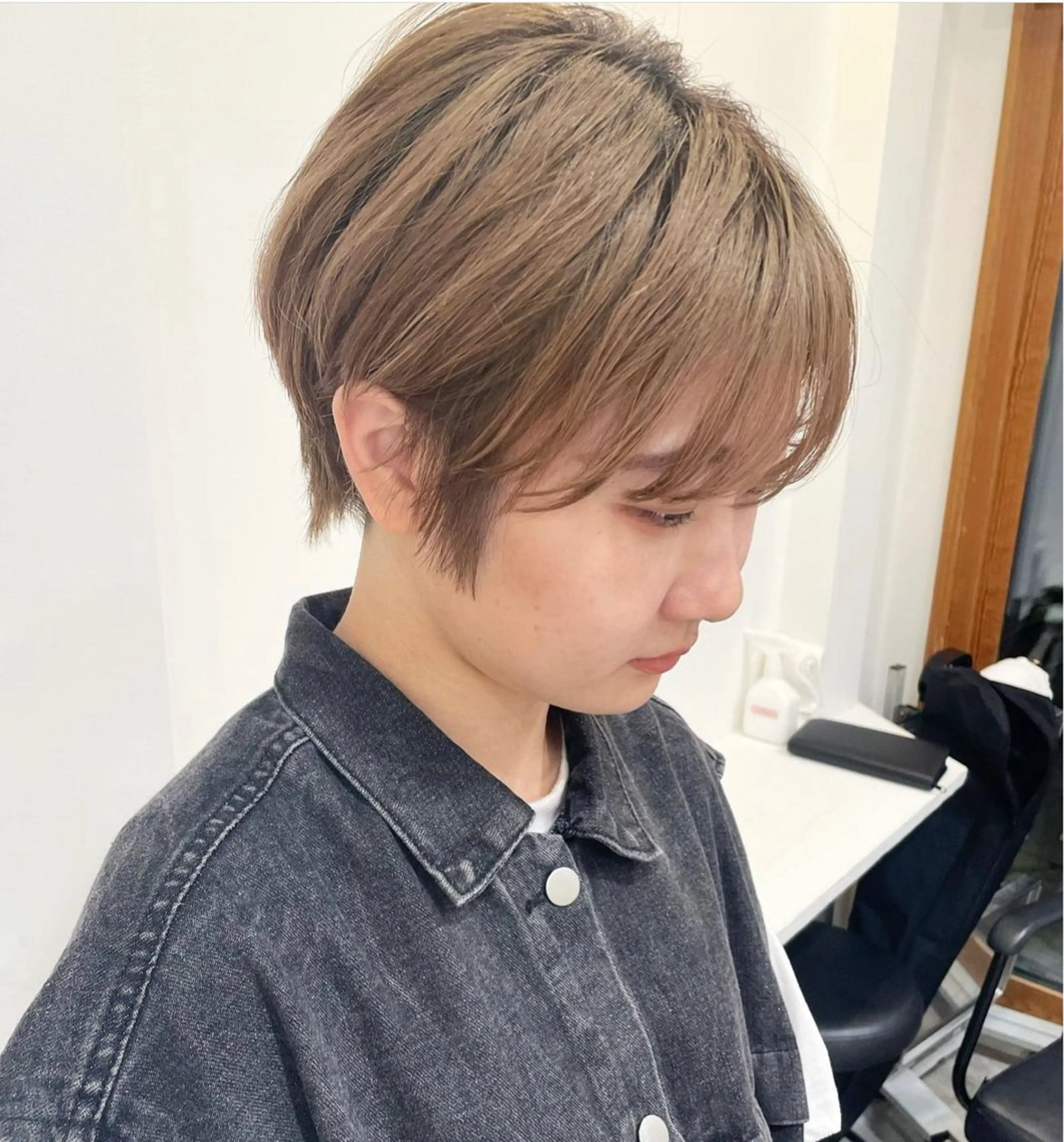 ショート カラー ヘアアレンジ ハイトーンカラー ショートヘア カット ヘアカラー トリートメント 髪質改善ストレート✨ パーマヘア✨YUKIのヘアスタイル