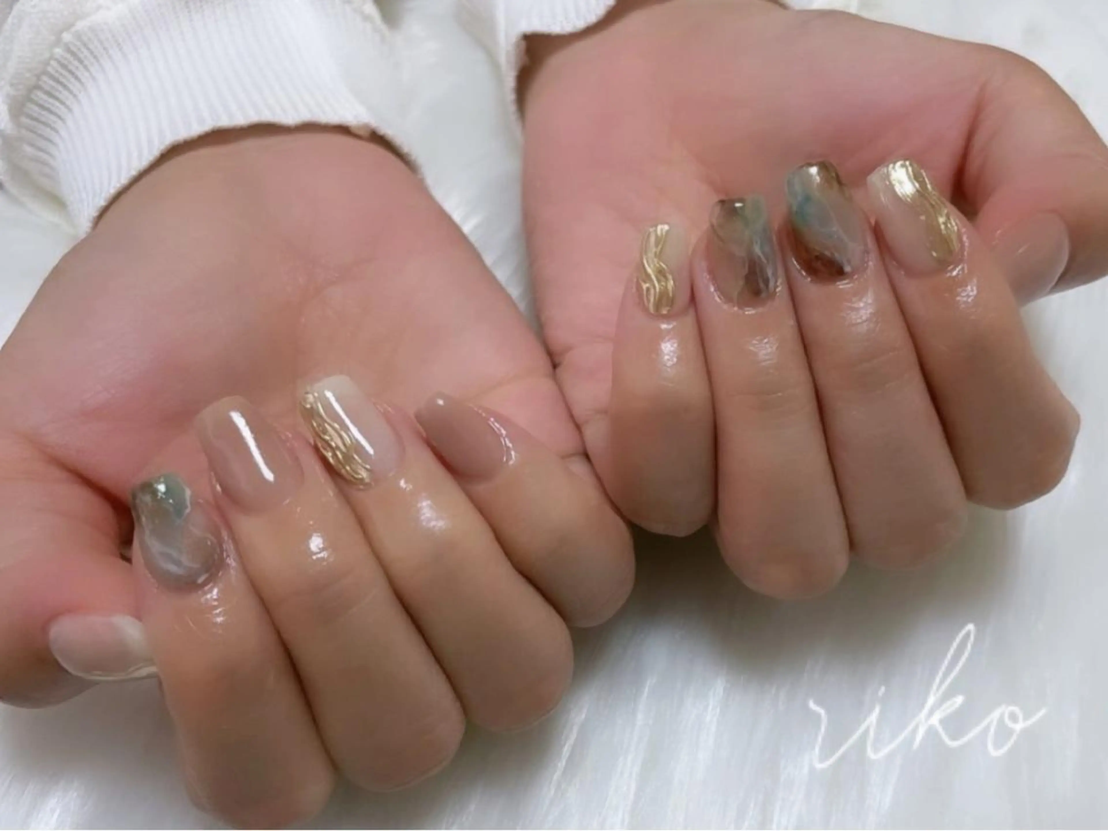 ネイル ハンドネイル riko nailのネイルデザイン
