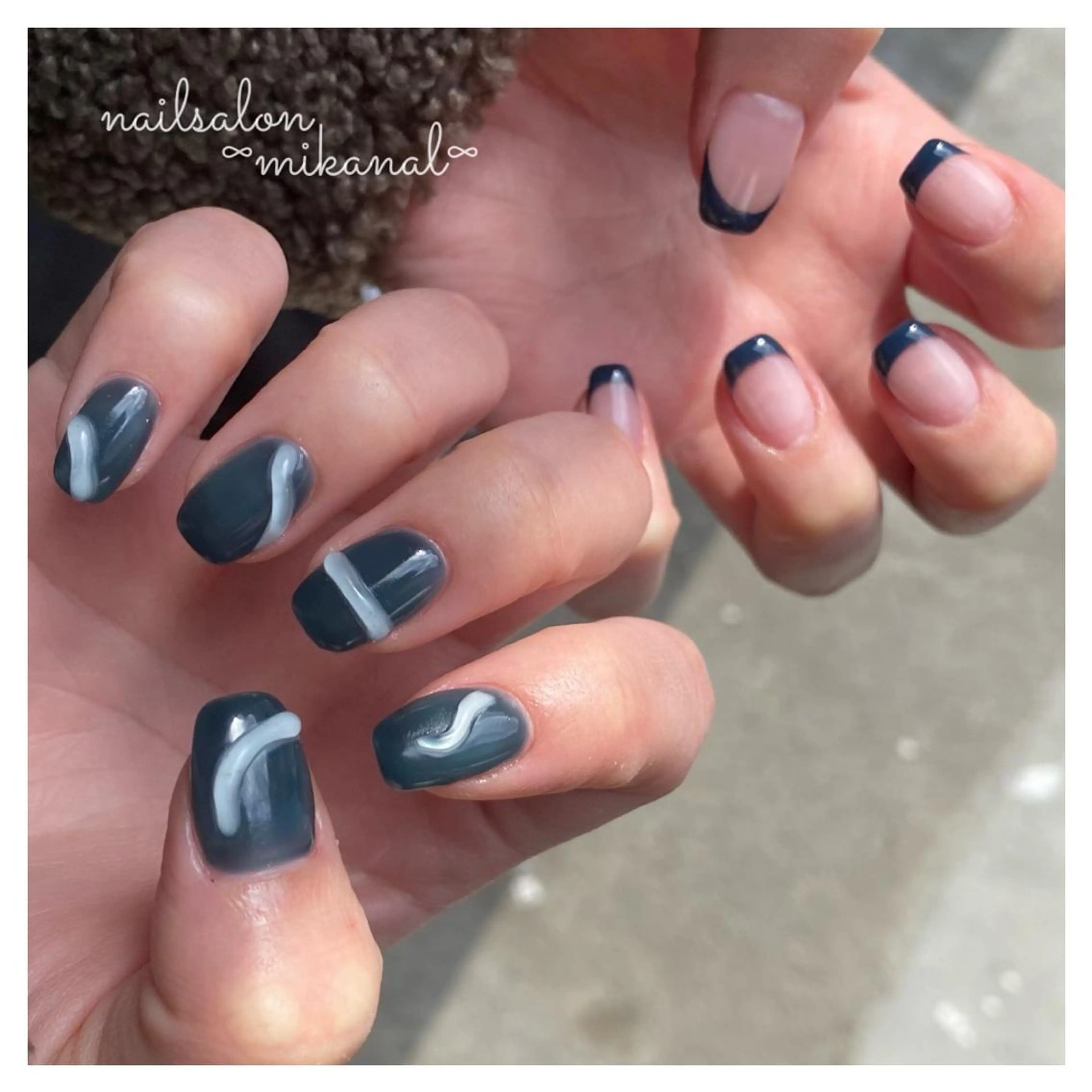 ネイル ハンドネイル nailsalon ∞ ﾐｶﾅﾙ ∞のネイルデザイン