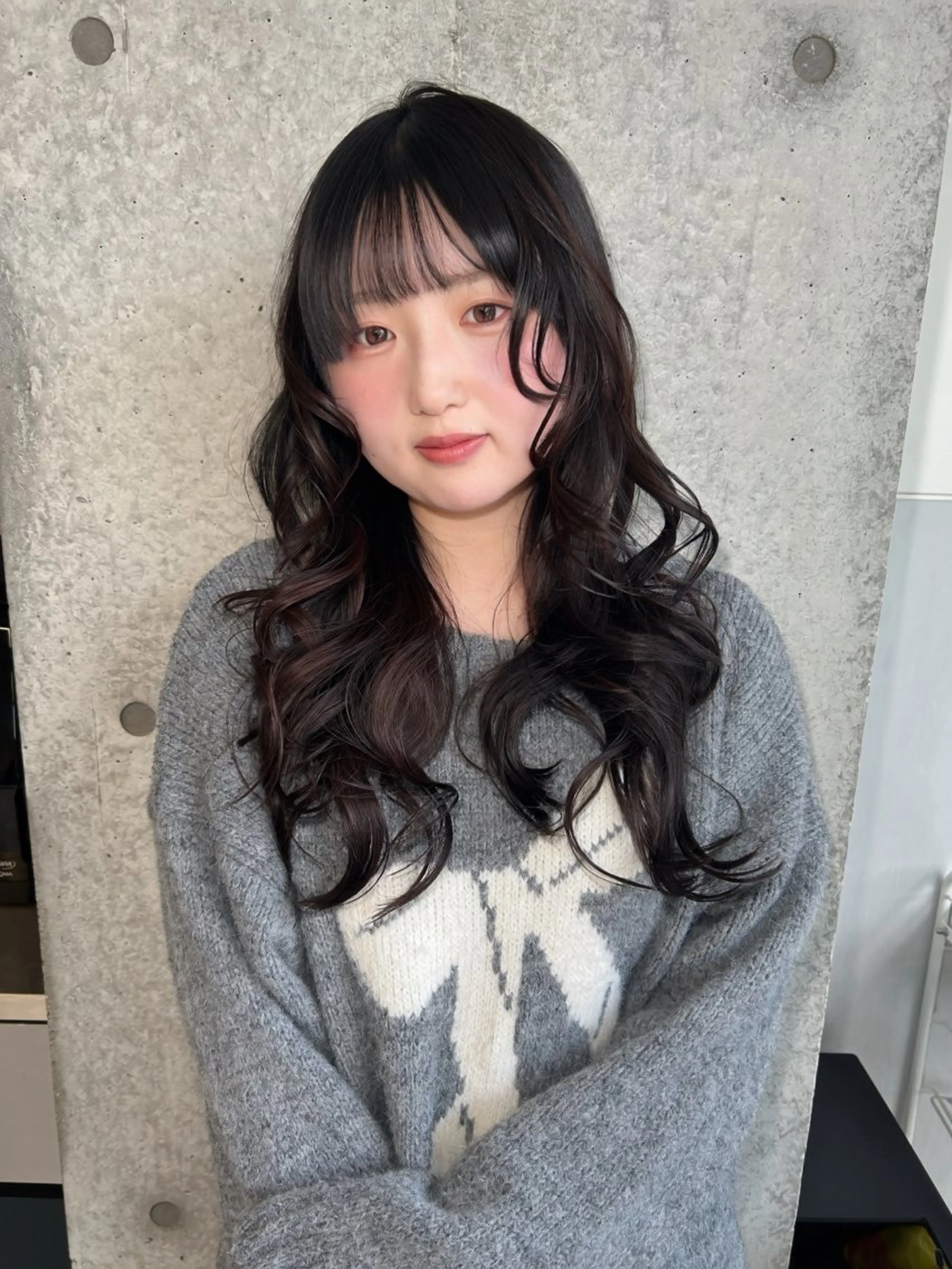 ロング 顔周りカット カット ️💜akari💜 ハイトーン/レイヤーのヘアスタイル