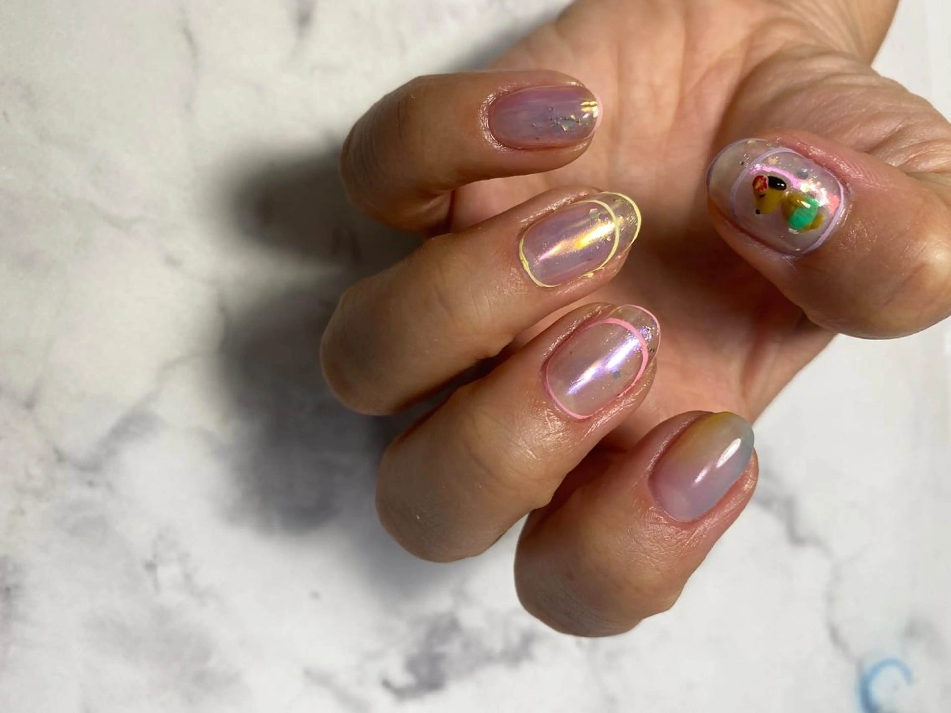 ネイル 韓国ネイル ハンドネイル mellow mのネイルデザイン