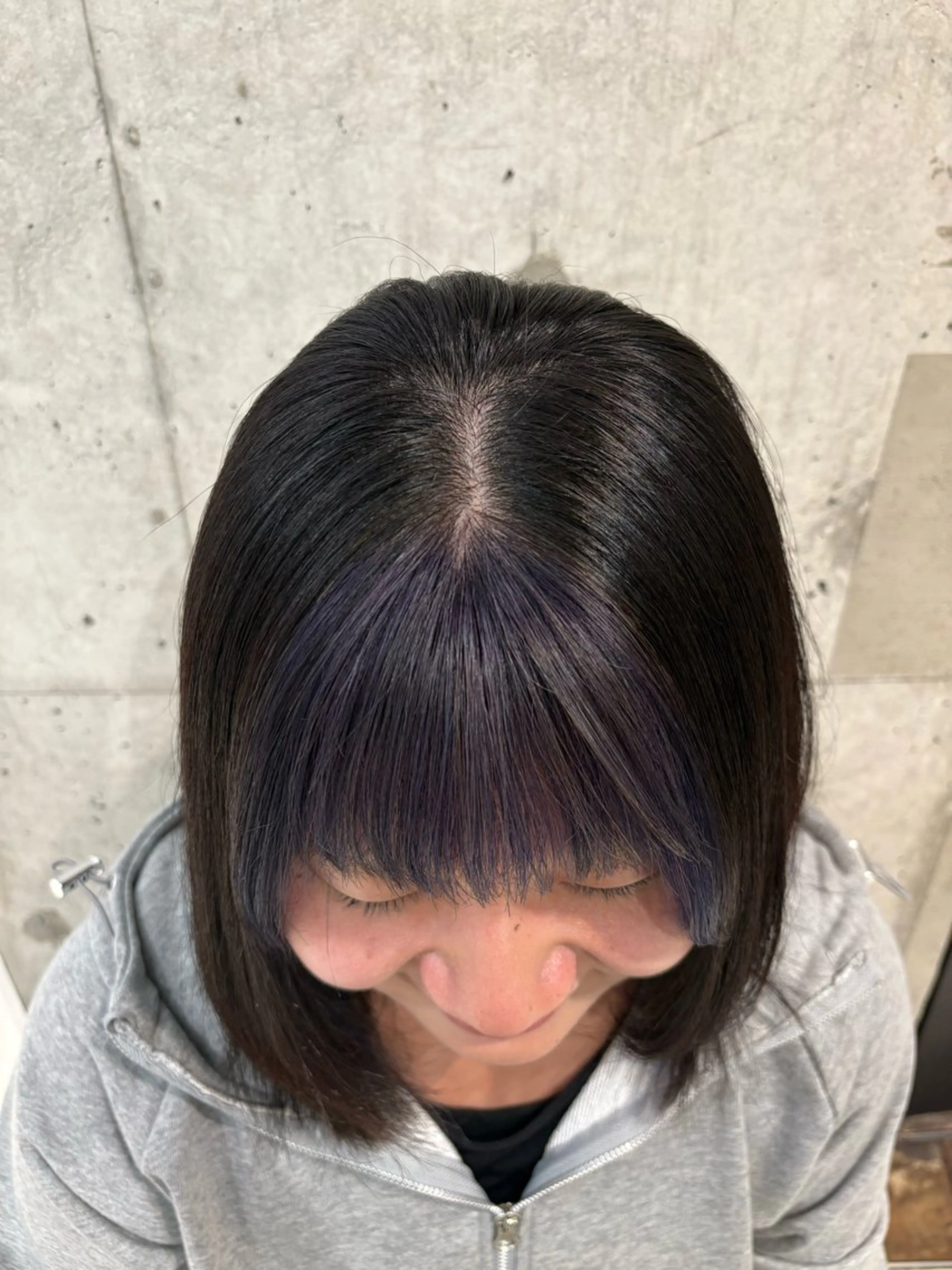 カラー ミストバング  フェイスフレーミング 🪐natural color🌼チサのヘアスタイル