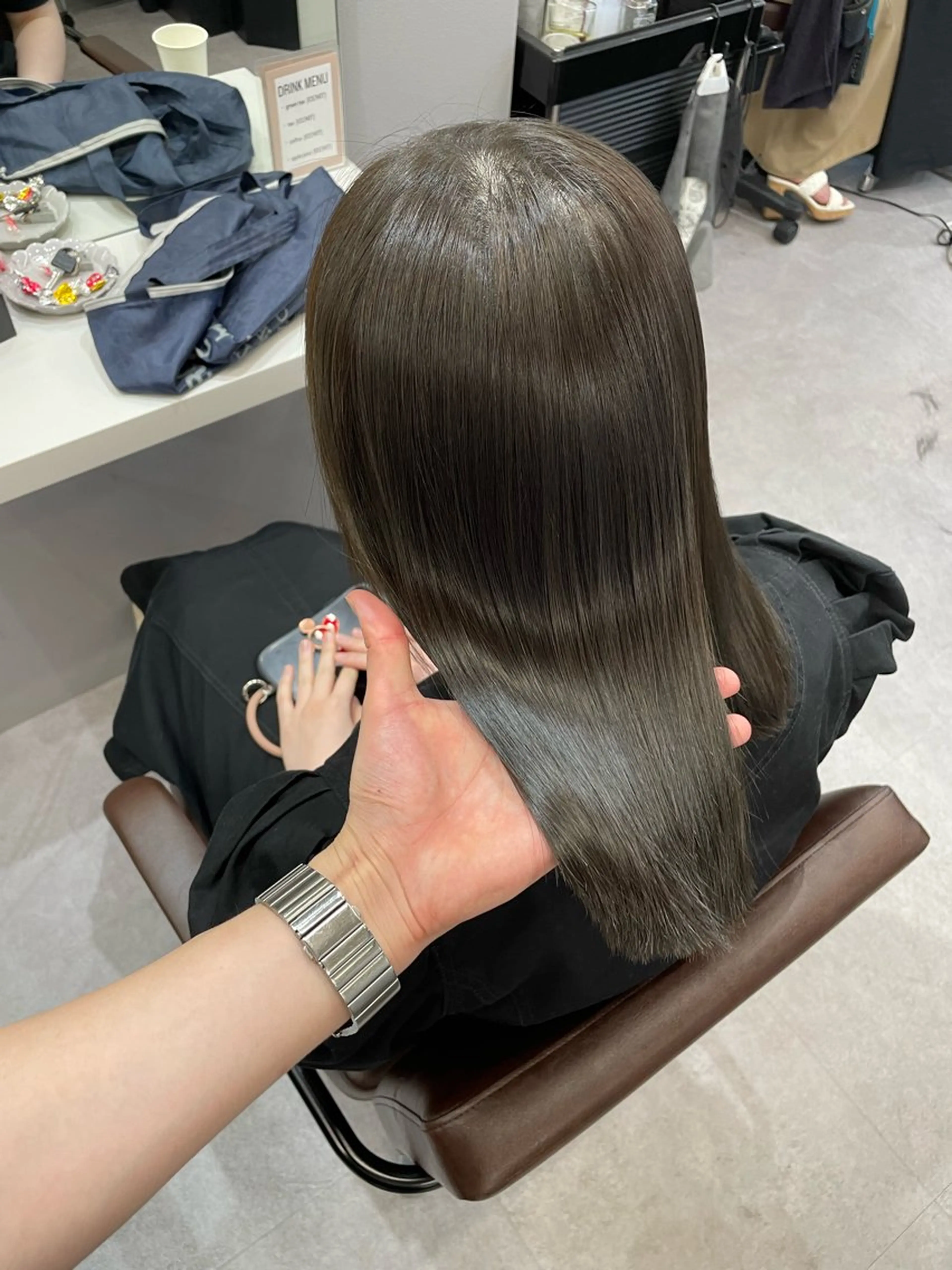 ミディアム 髪質改善×韓国ヘア HIROのヘアスタイル