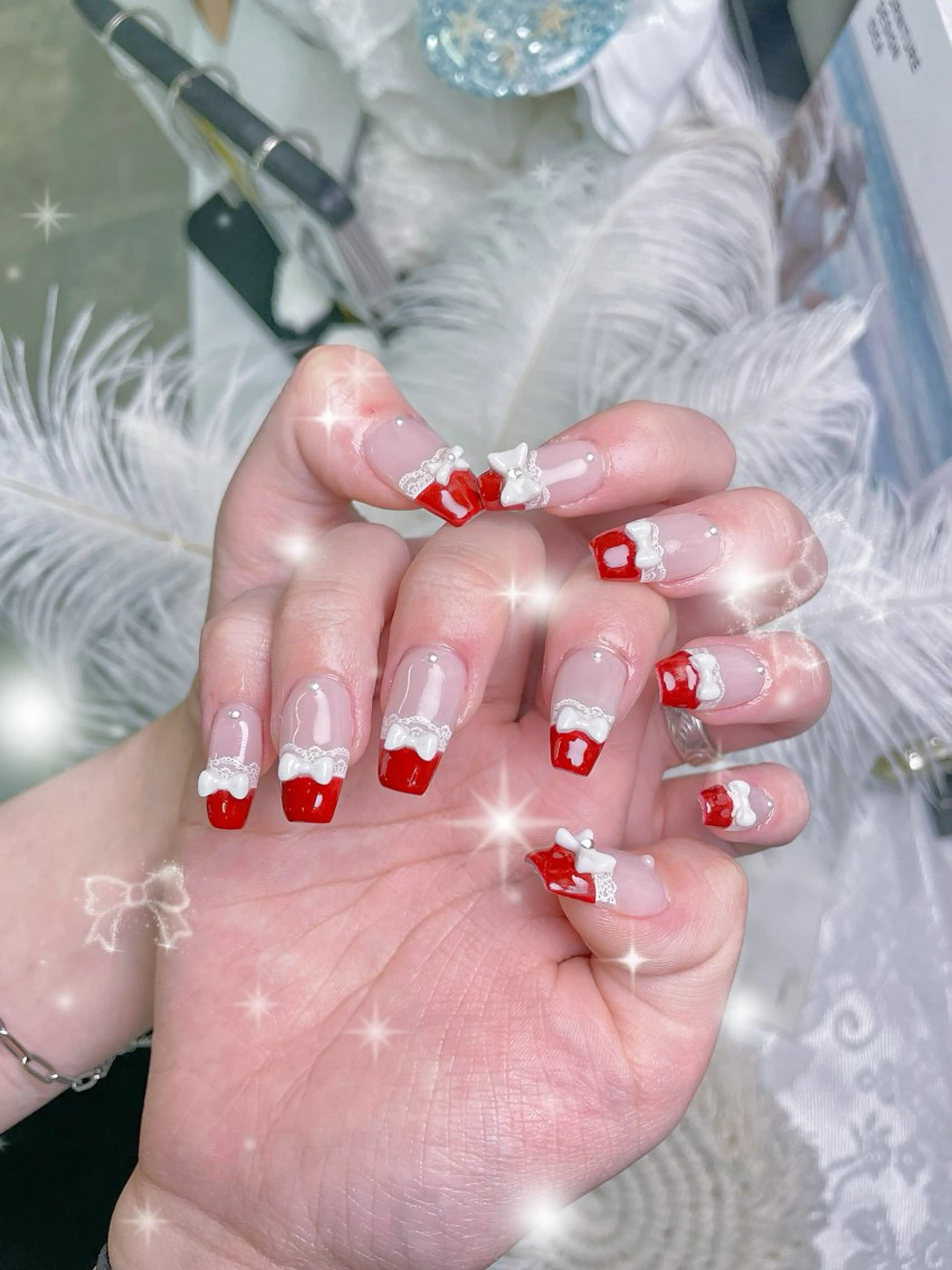 ネイル フラッシュネイル フラッシュマグ ロングネイル マグネットネイル スカルプネイル その他(ネイル) 💅ネイル✨ プリンセスのネイルデザイン