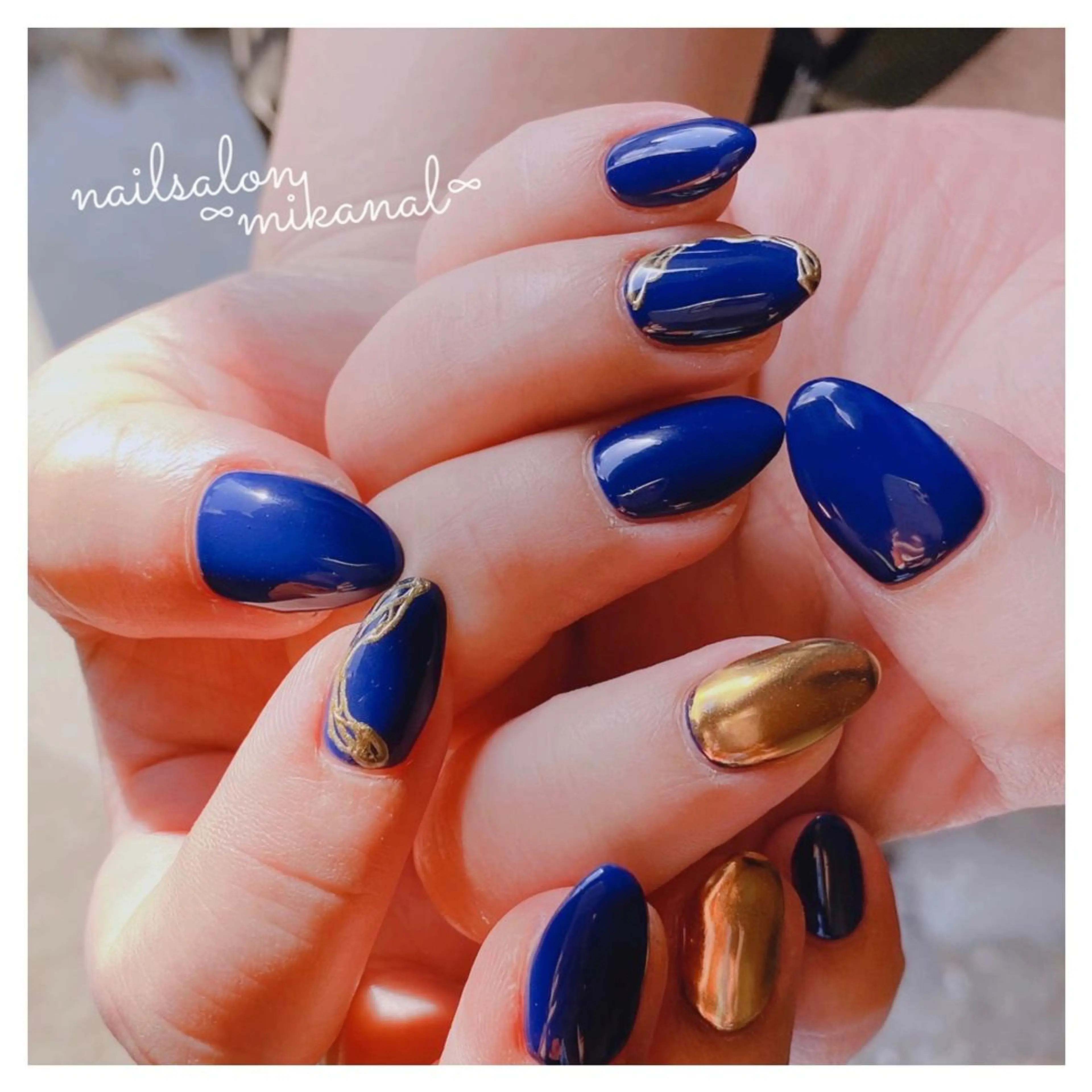 ネイル ハンドネイル nailsalon ∞ ﾐｶﾅﾙ ∞のネイルデザイン