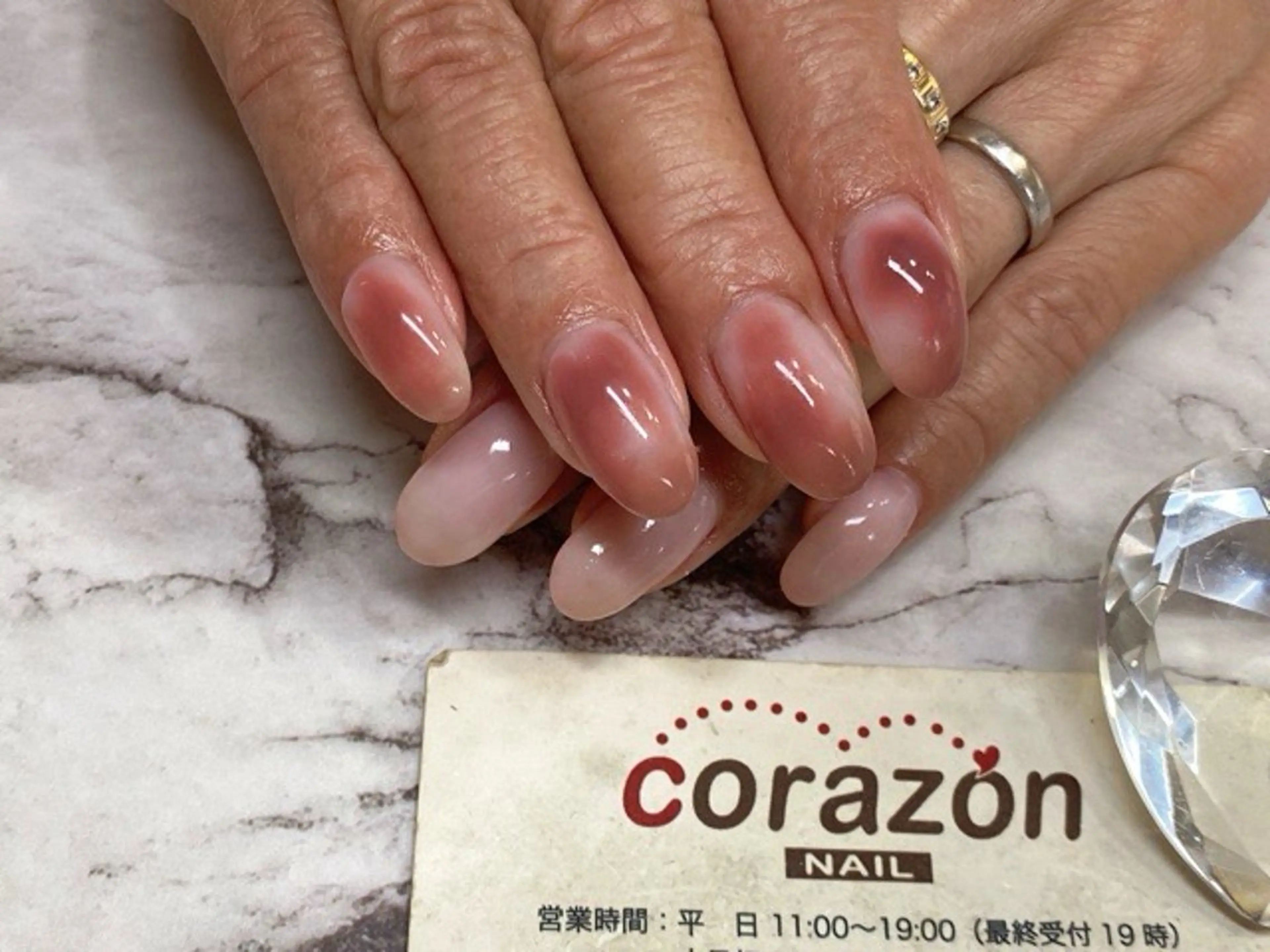 ネイル ジェルネイル ワンカラーネイル corazon所属・ネイリスト aicoのネイルデザイン