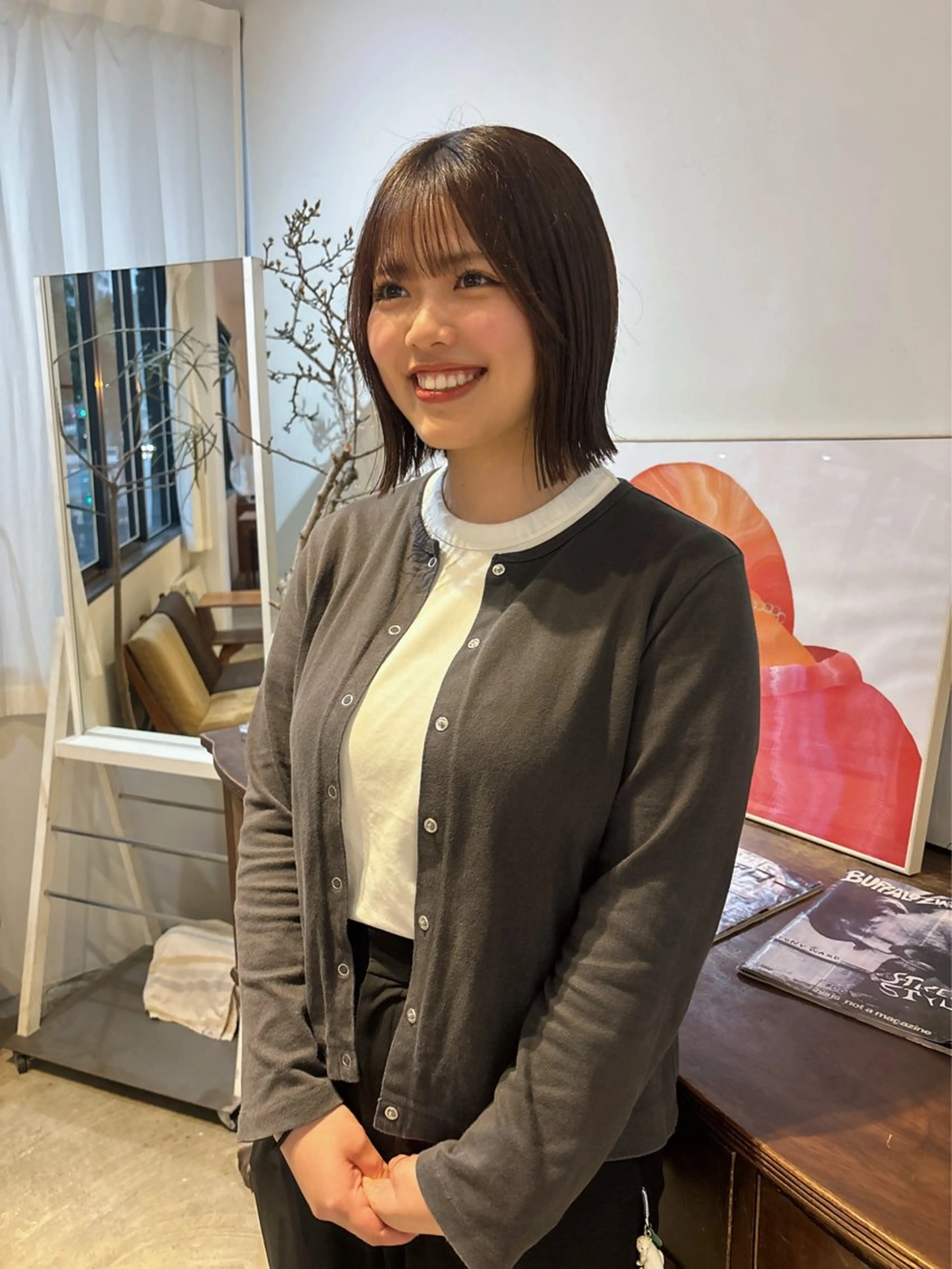 ショート ボブ 安藤楓華 fuka andoのヘアスタイル