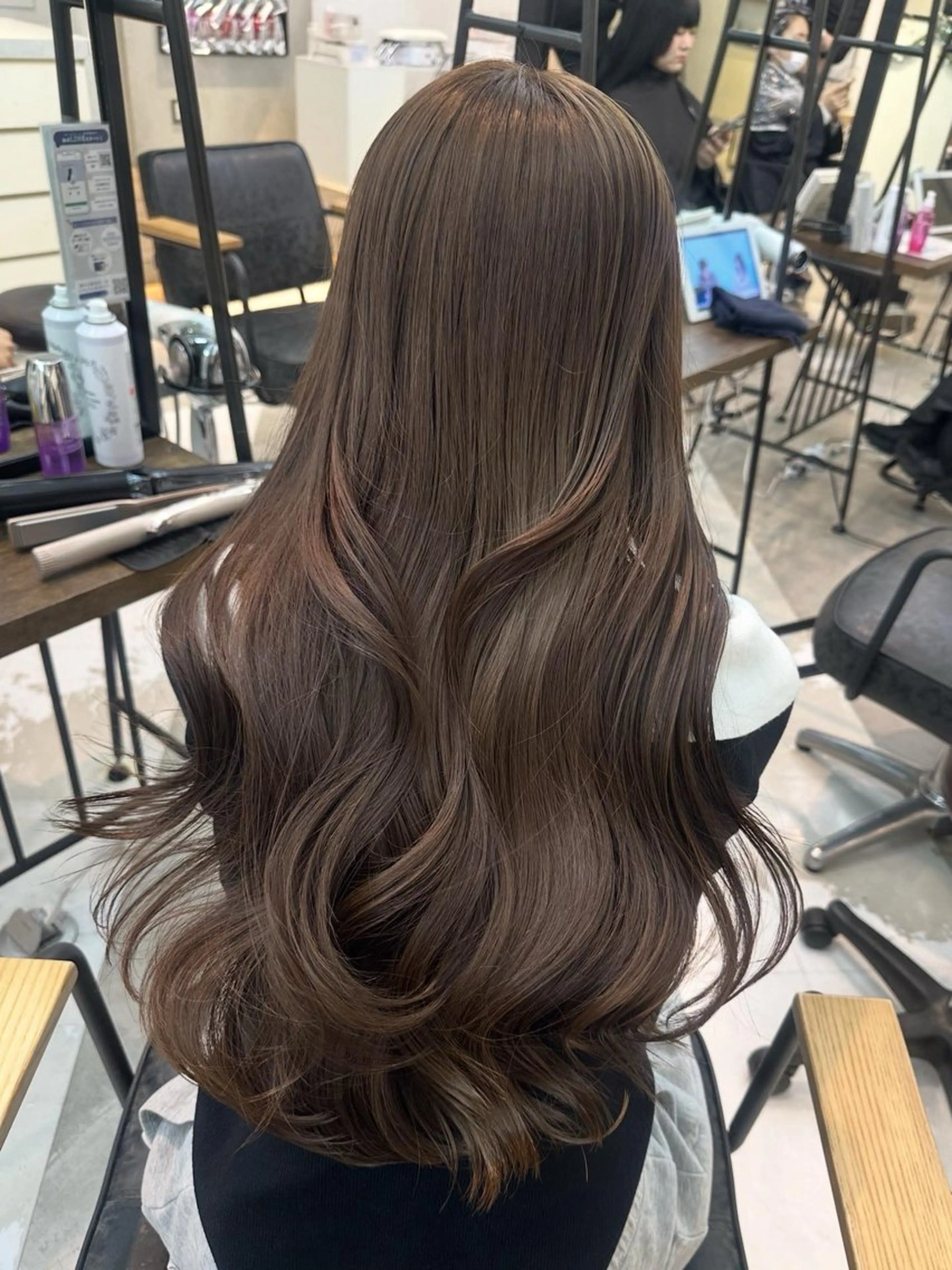 ロング カット ヘアカラー 韓国ヘアメンズ・レデ ィース特化ミクのヘアスタイル