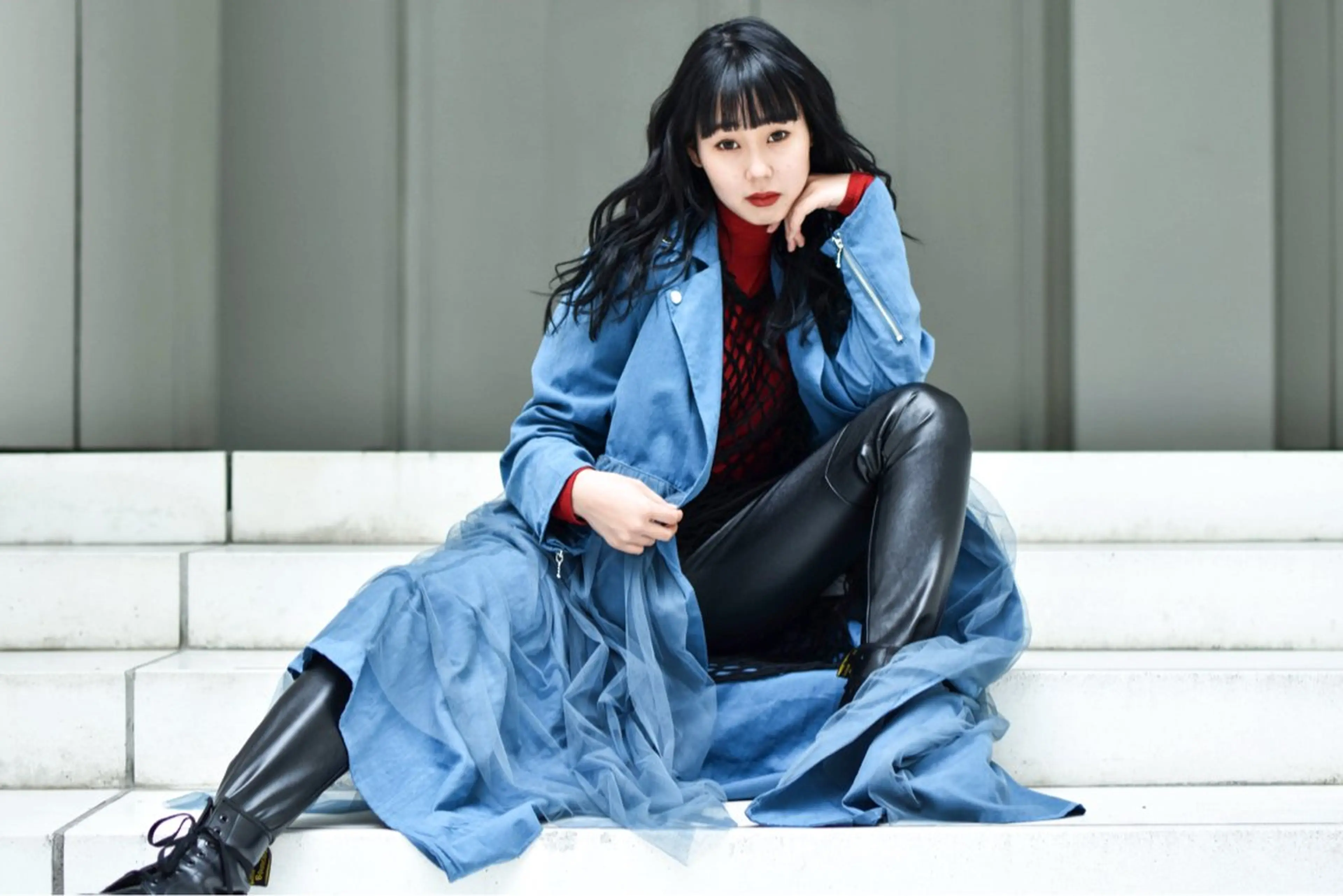 ミディアム カラー カット ✂︎ wakano shinpei✂︎のヘアスタイル