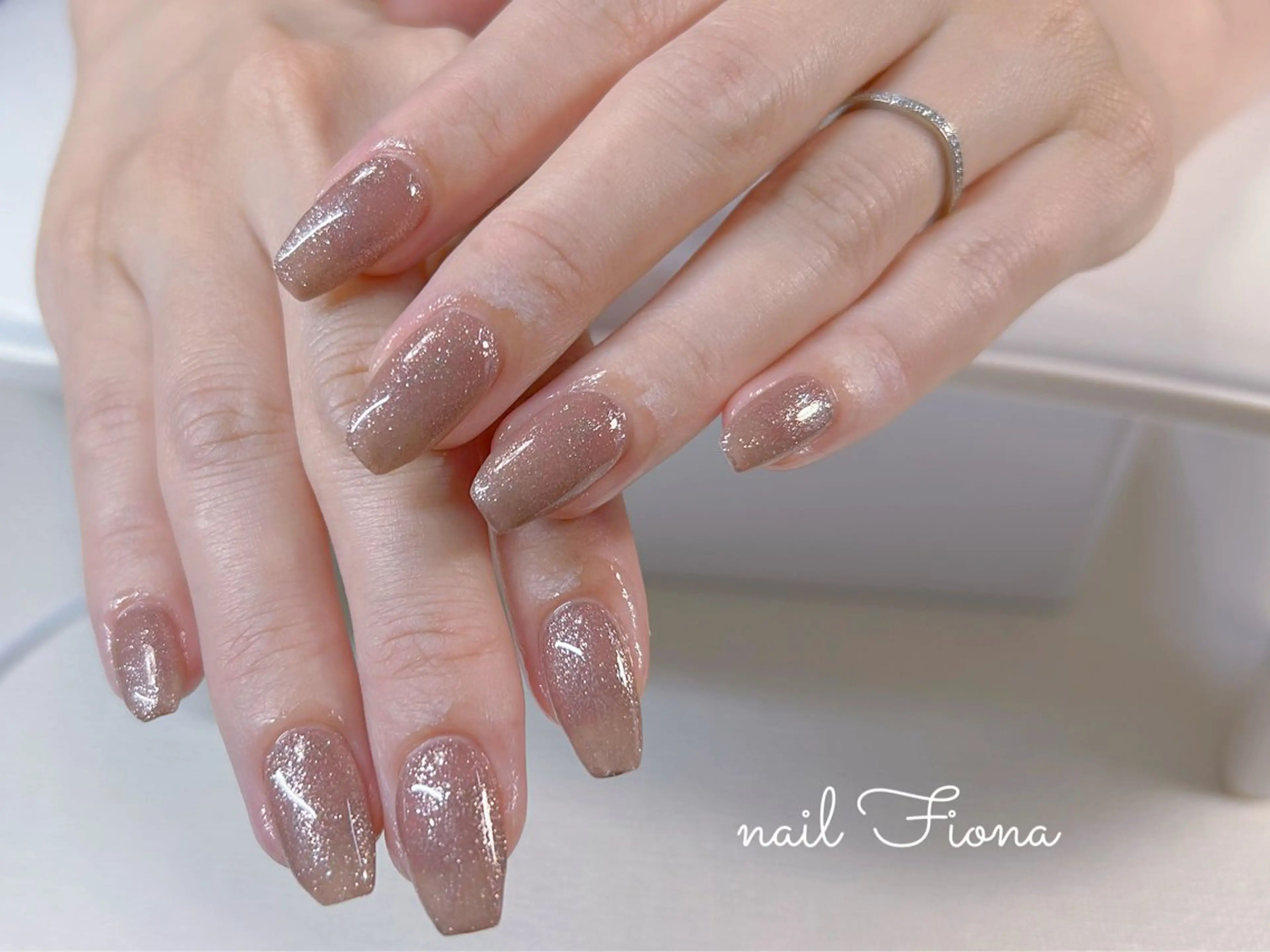 チップ長さだしワンカラーorグラデーショ　￥7880の写真