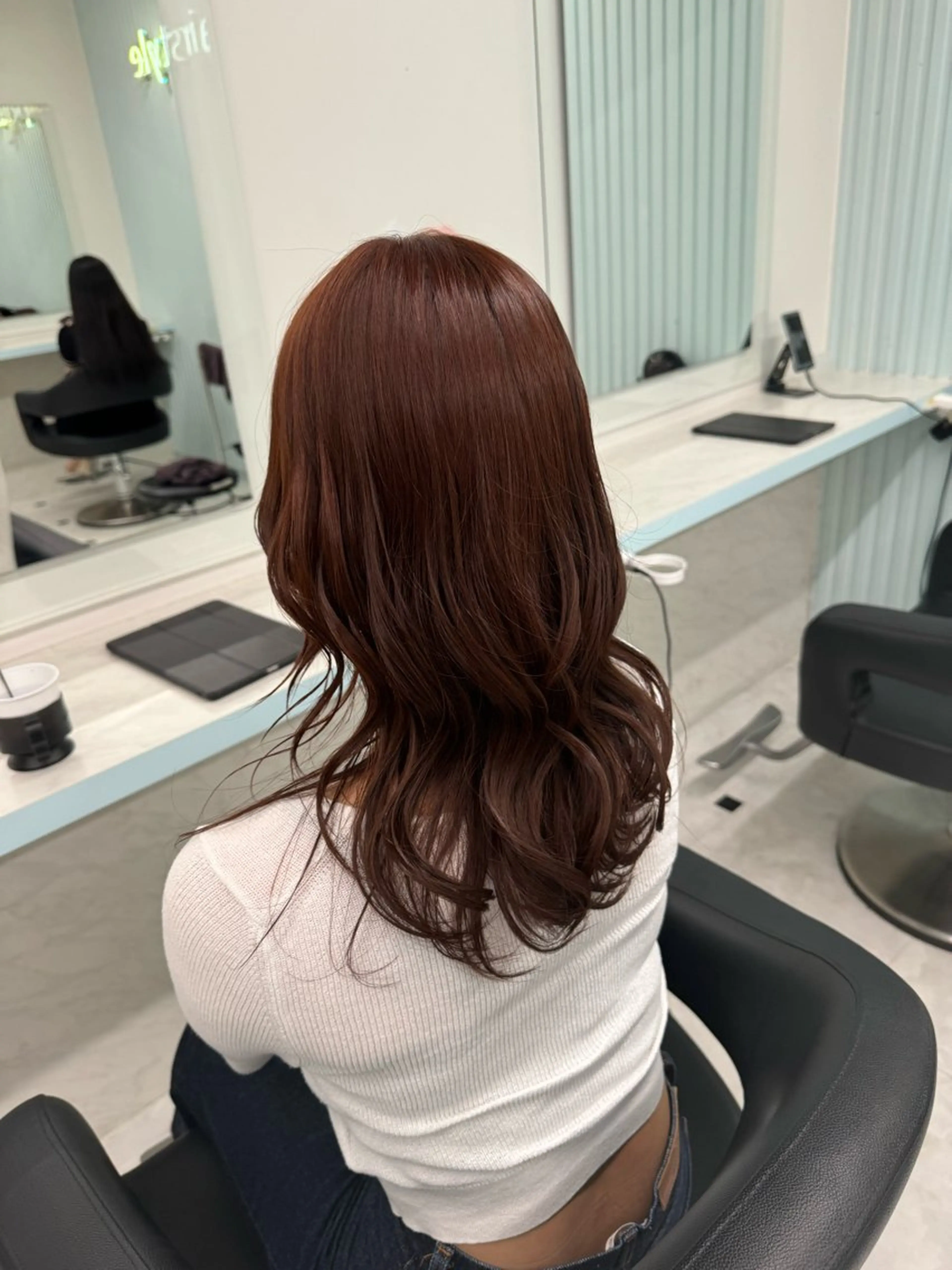 ロング カラー 🤎モテ髪＆透明感 ミルクティー🥣🤎のヘアスタイル