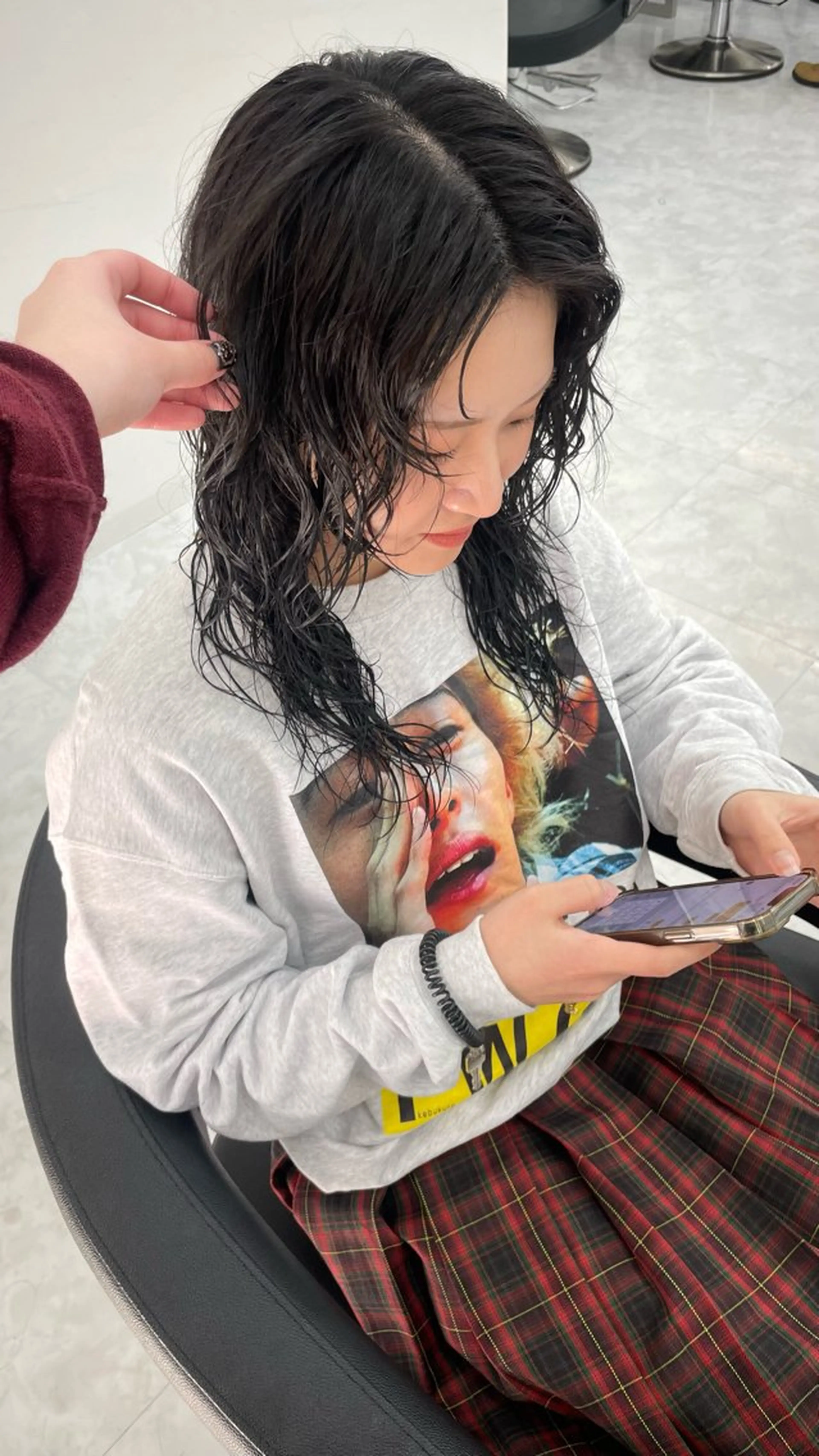 パーマ mayu/ブリーチ/ layer/似合わせのヘアスタイル