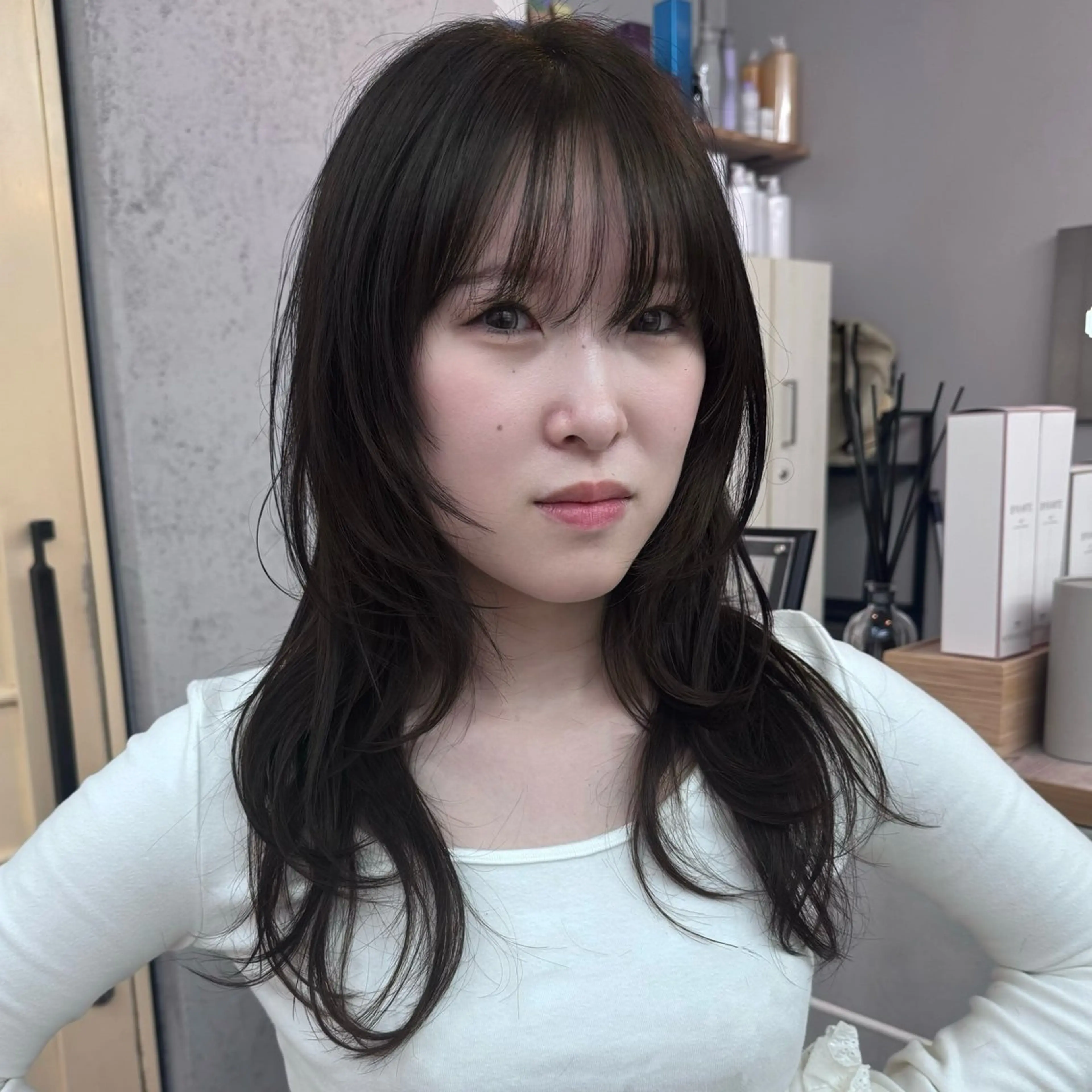 セミロング ハッシュカット wehlen_ keisukeのヘアスタイル