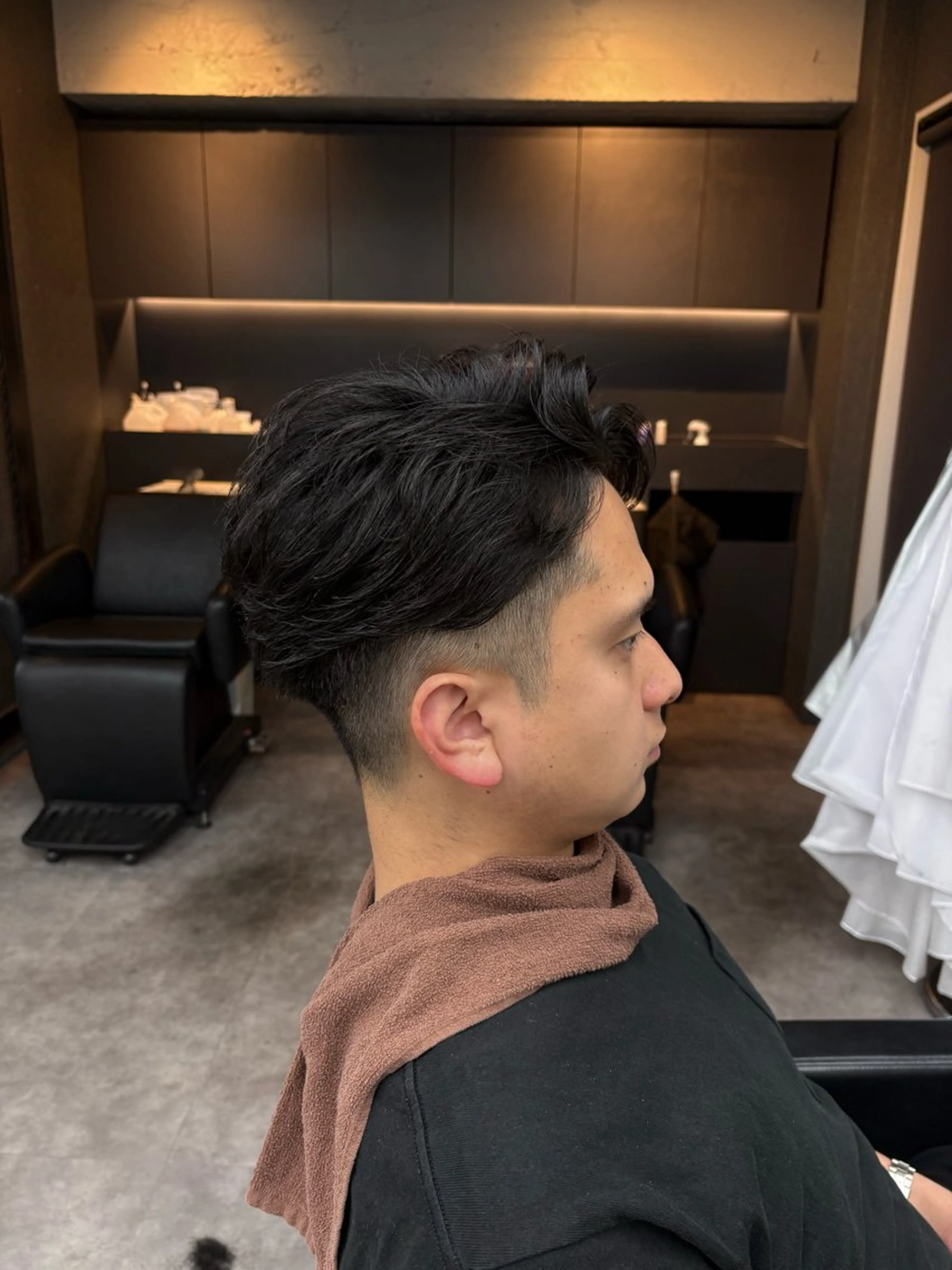 ショート メンズ くせ毛 鈴木 メンズ北千住のヘアスタイル