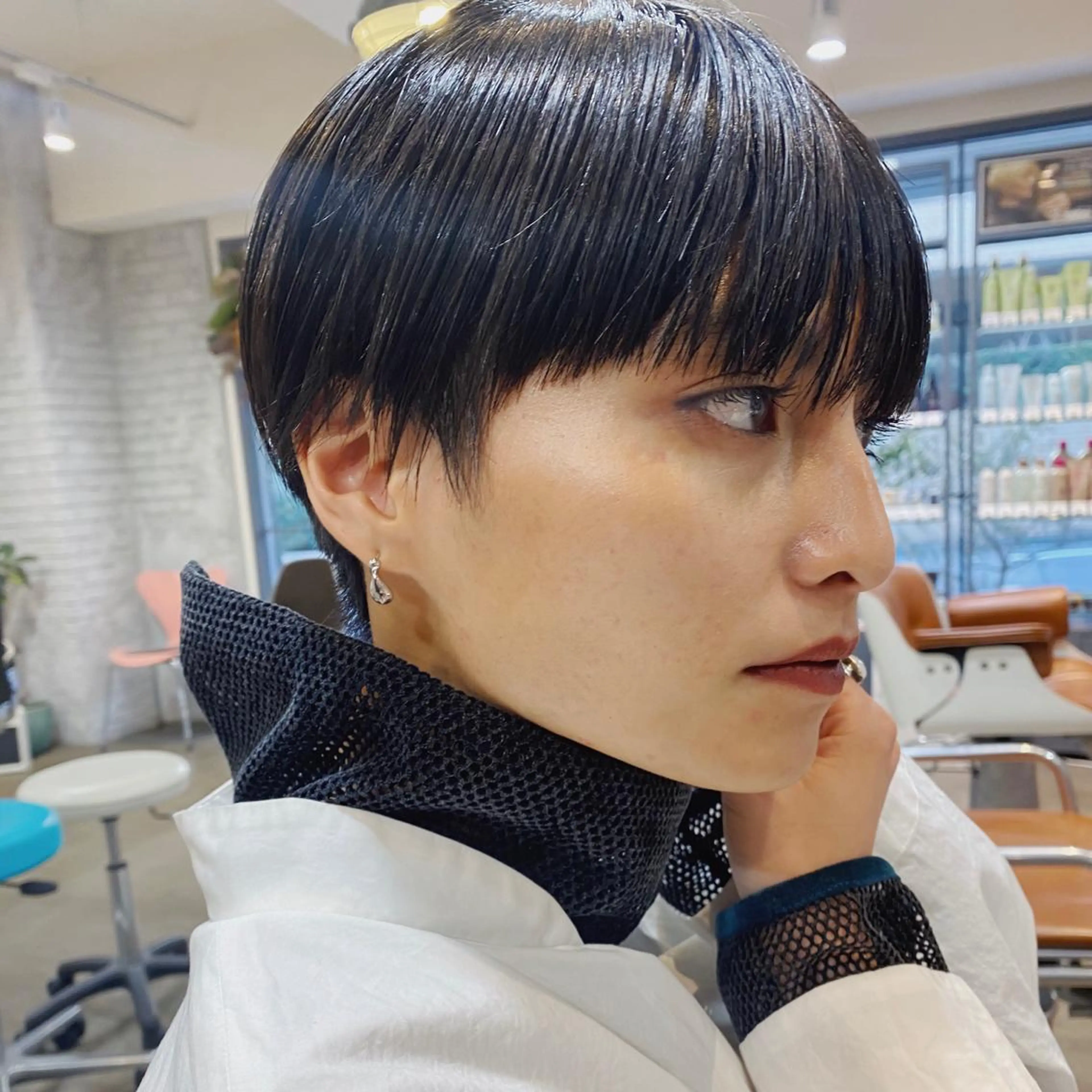 ショート ショートヘア カット 坂口 拓魅のヘアスタイル