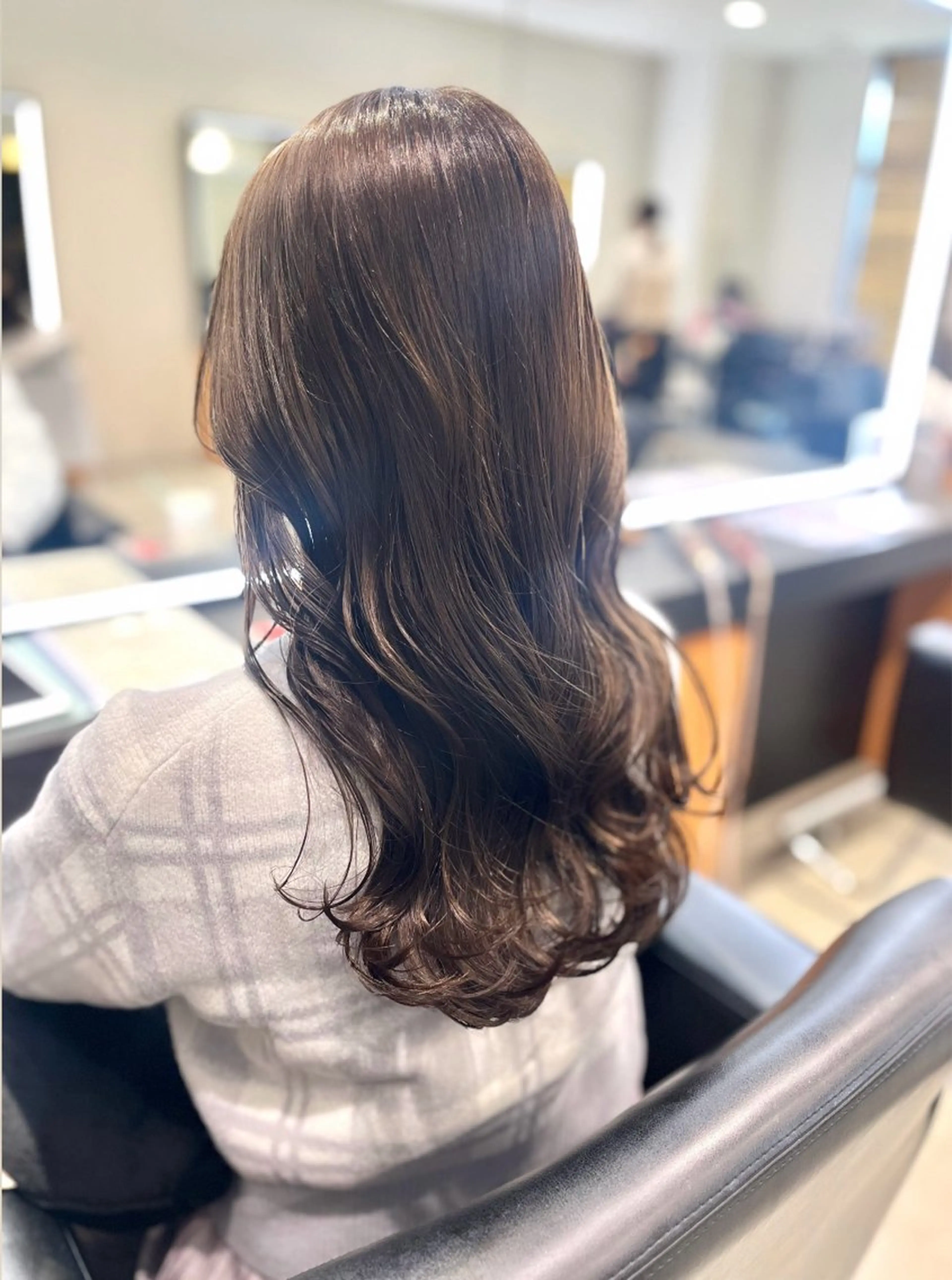 ロング カット ヘアカラー トリートメント AYU (ému) 伏見/髪質改善のヘアスタイル