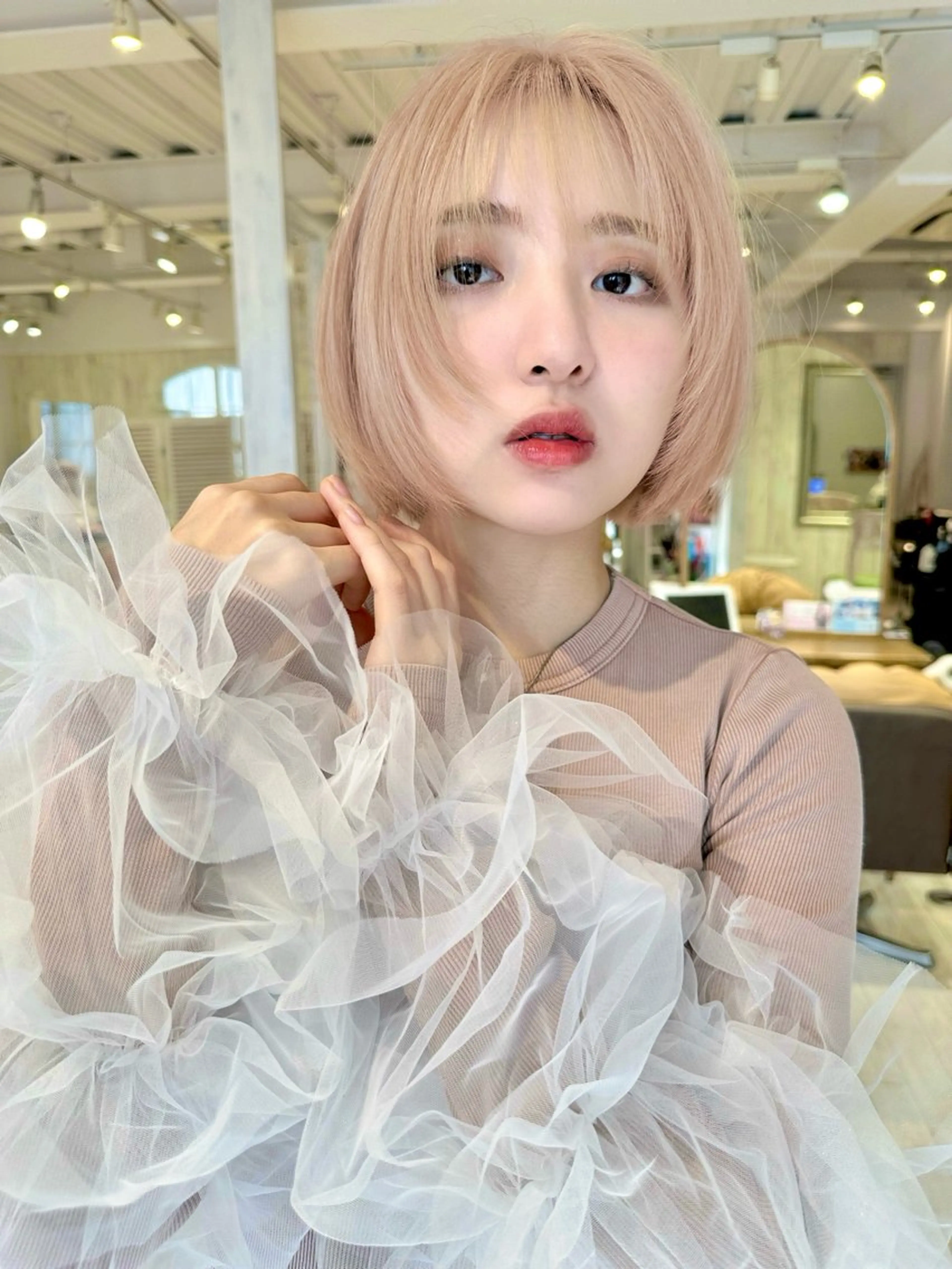 ショート カラー トレンドヘア🌿 chinariのヘアスタイル