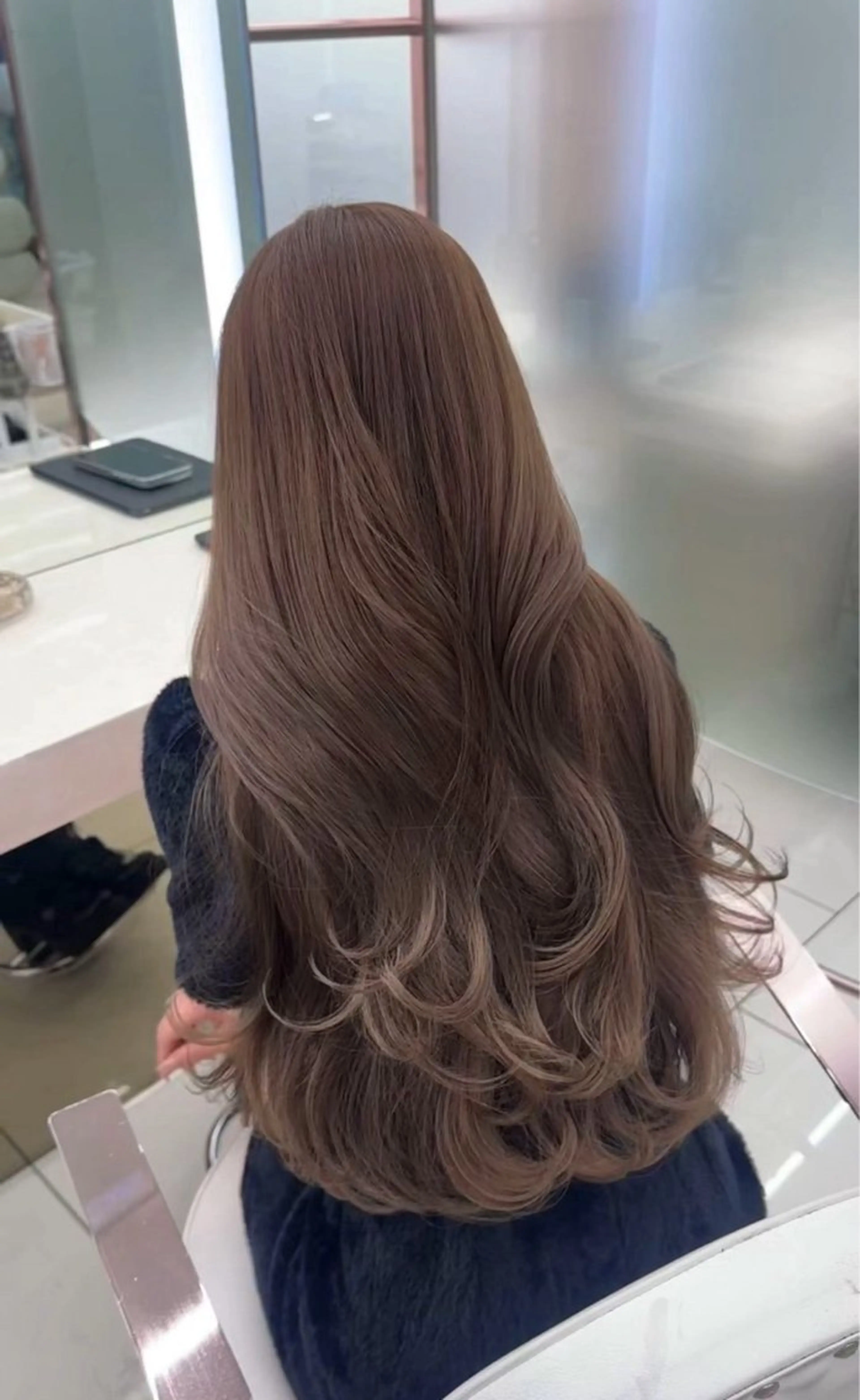 ロング ヘアカラー 濱田 剛志のヘアスタイル