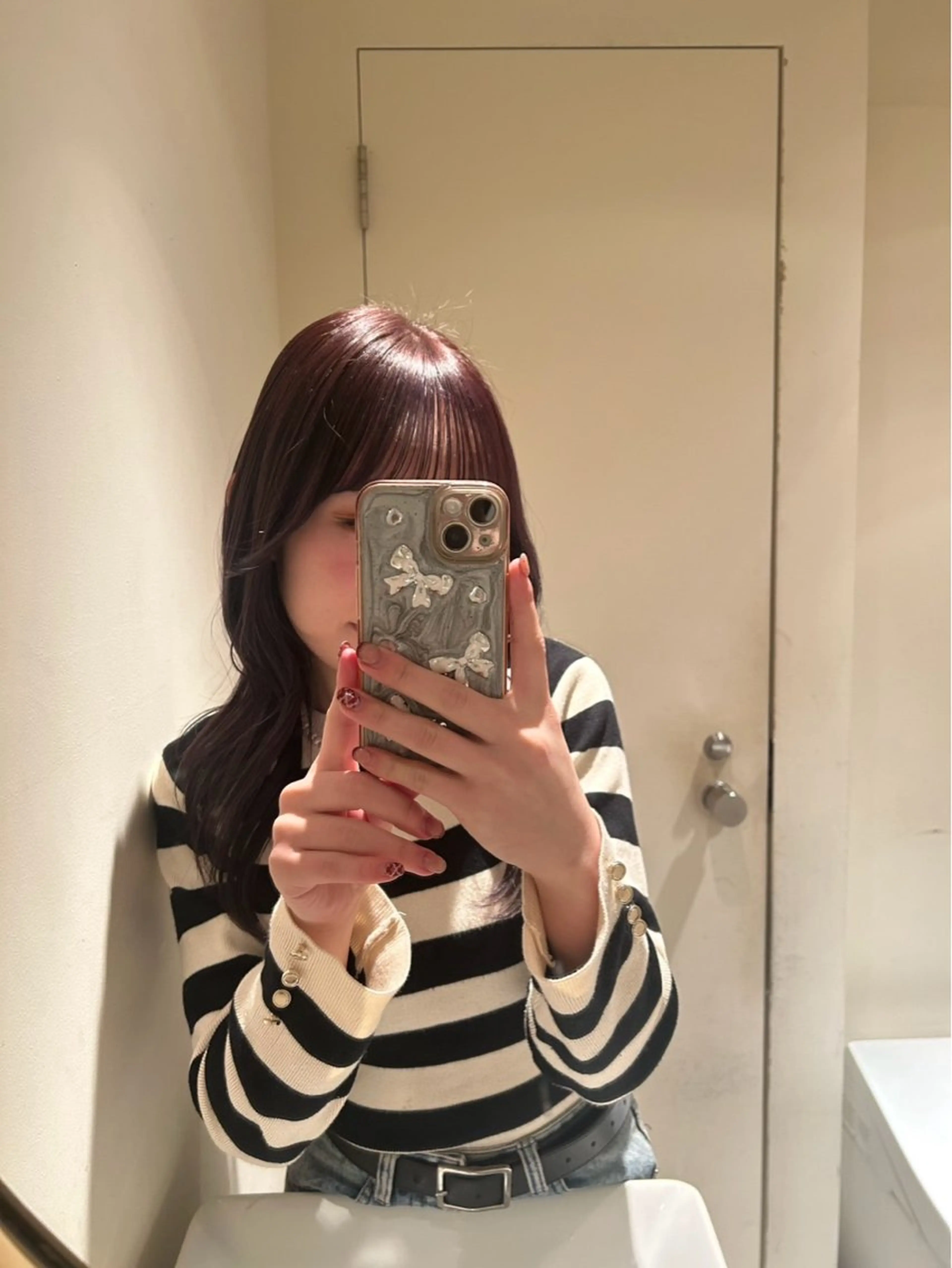 ミディアム カラー ラベンダーカラー 🎀asumi/艶カ ラー/ボブ/ショートのヘアスタイル