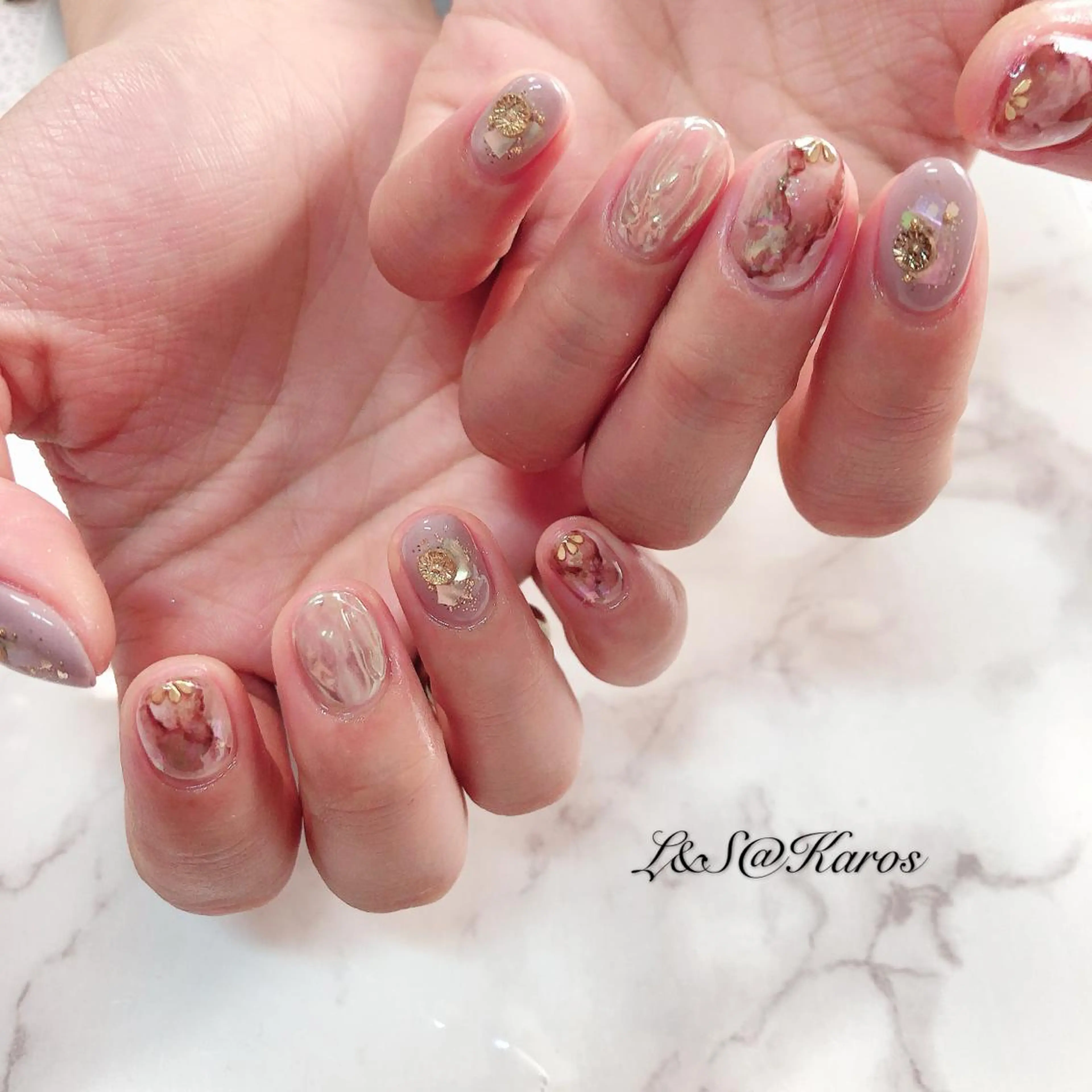 ネイル ハンドネイル L&S@ Karosのネイルデザイン