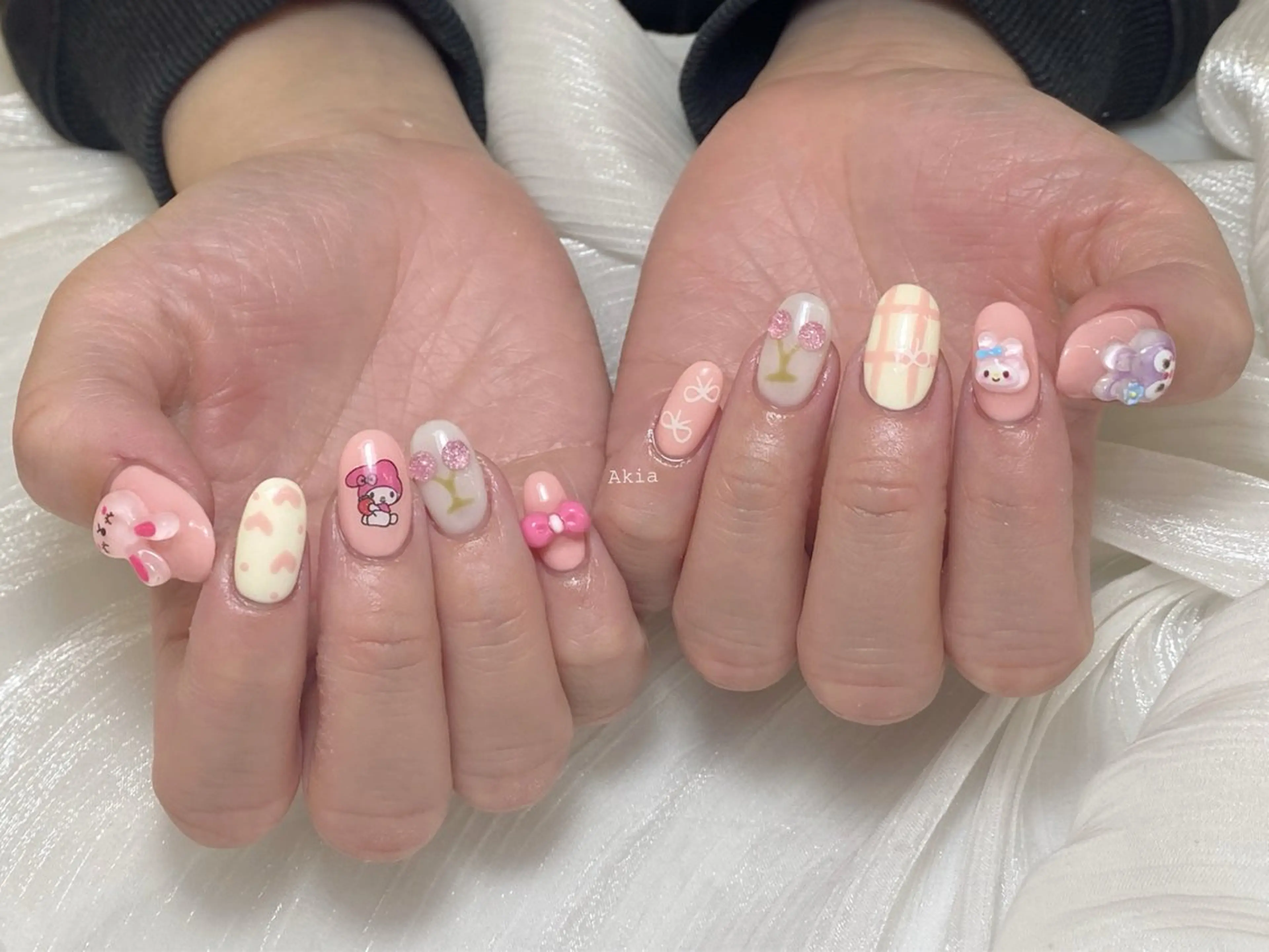 ネイル w wのネイルデザイン