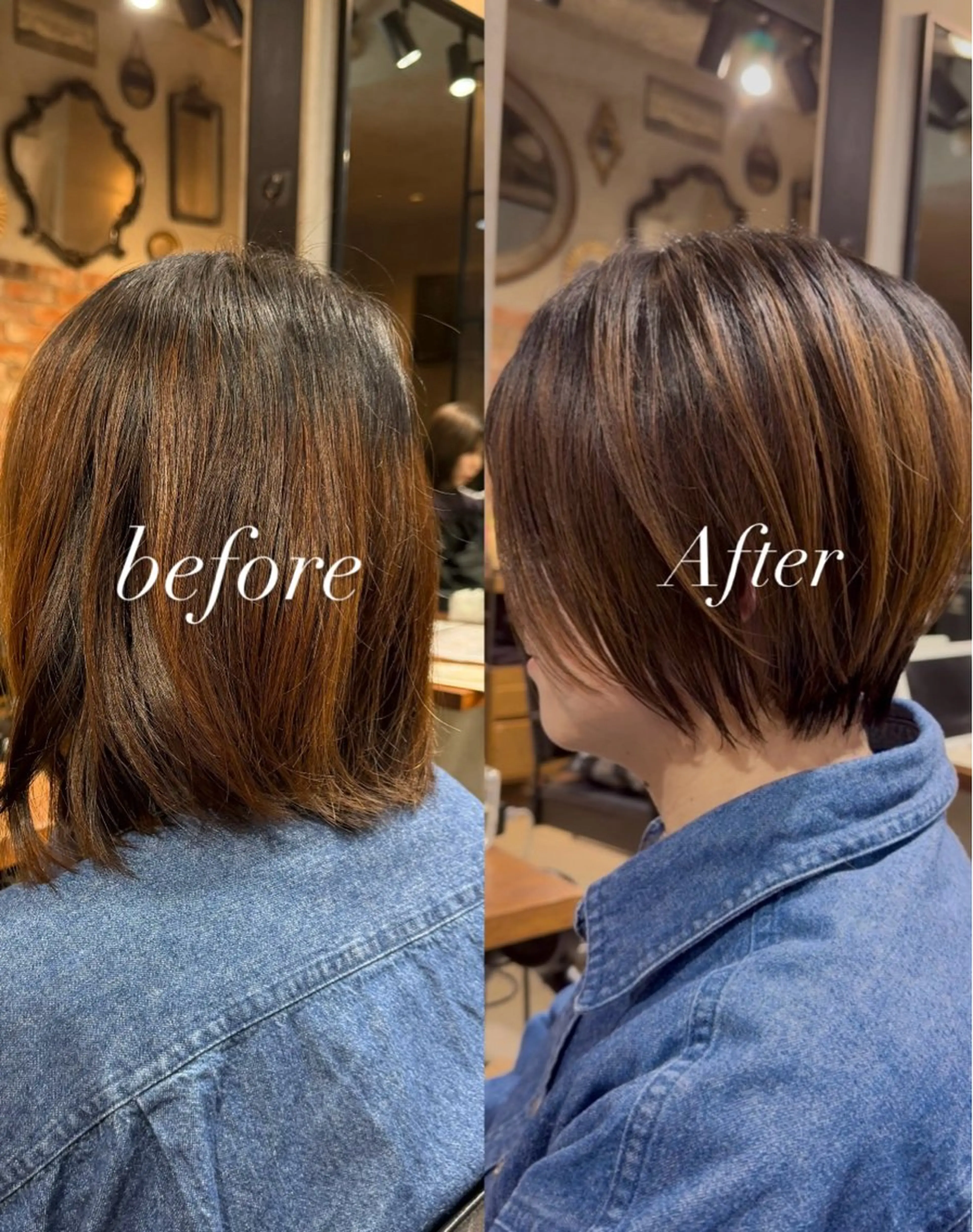 ショート ショートボブ ボブ ショートヘア 韓国レイヤー/ ショート Eightのヘアスタイル