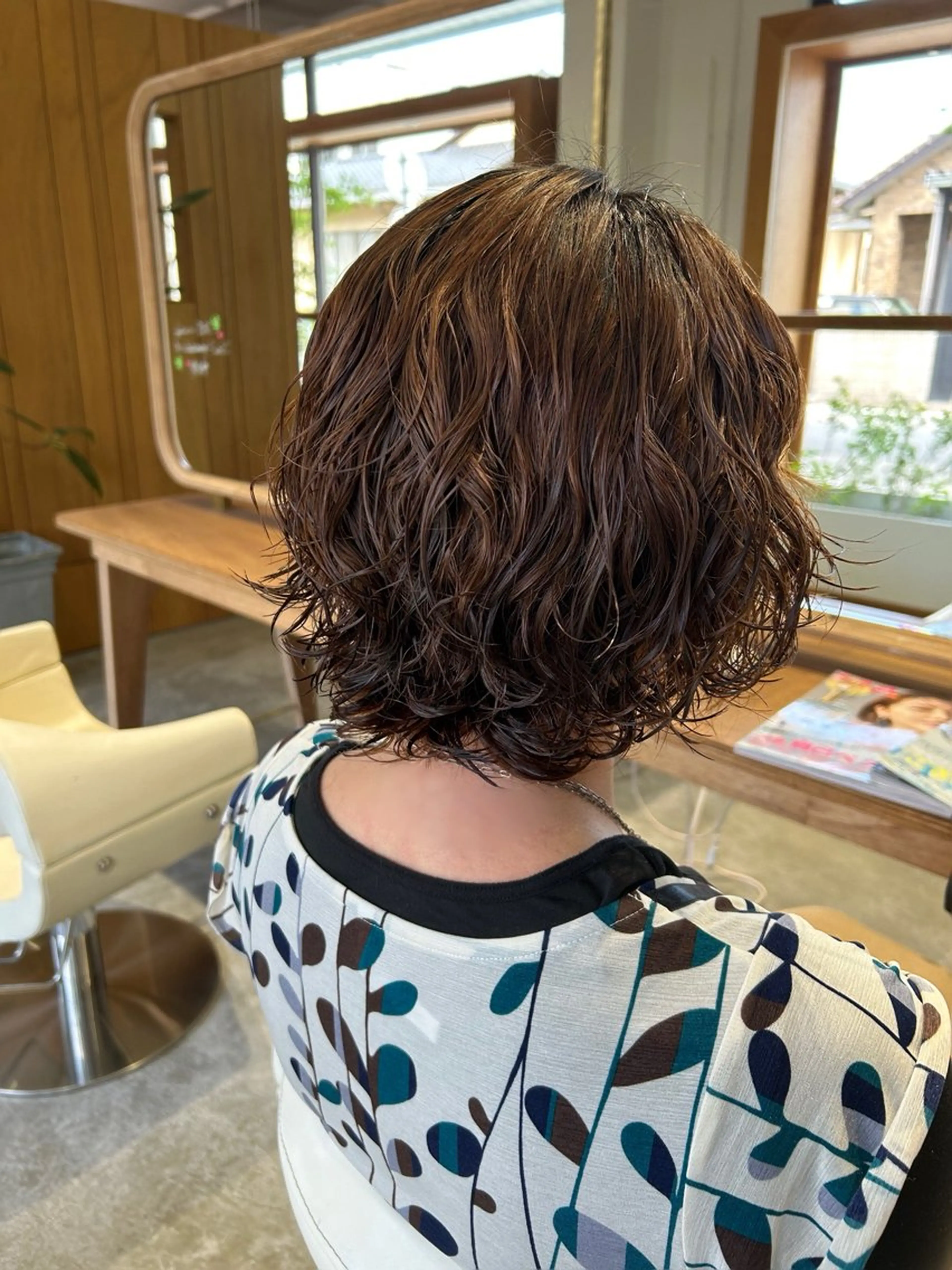 ミディアム パーマ ミディアムパーマ カット パーマ 佐藤 悠生 メンズパーマ.カットのヘアスタイル