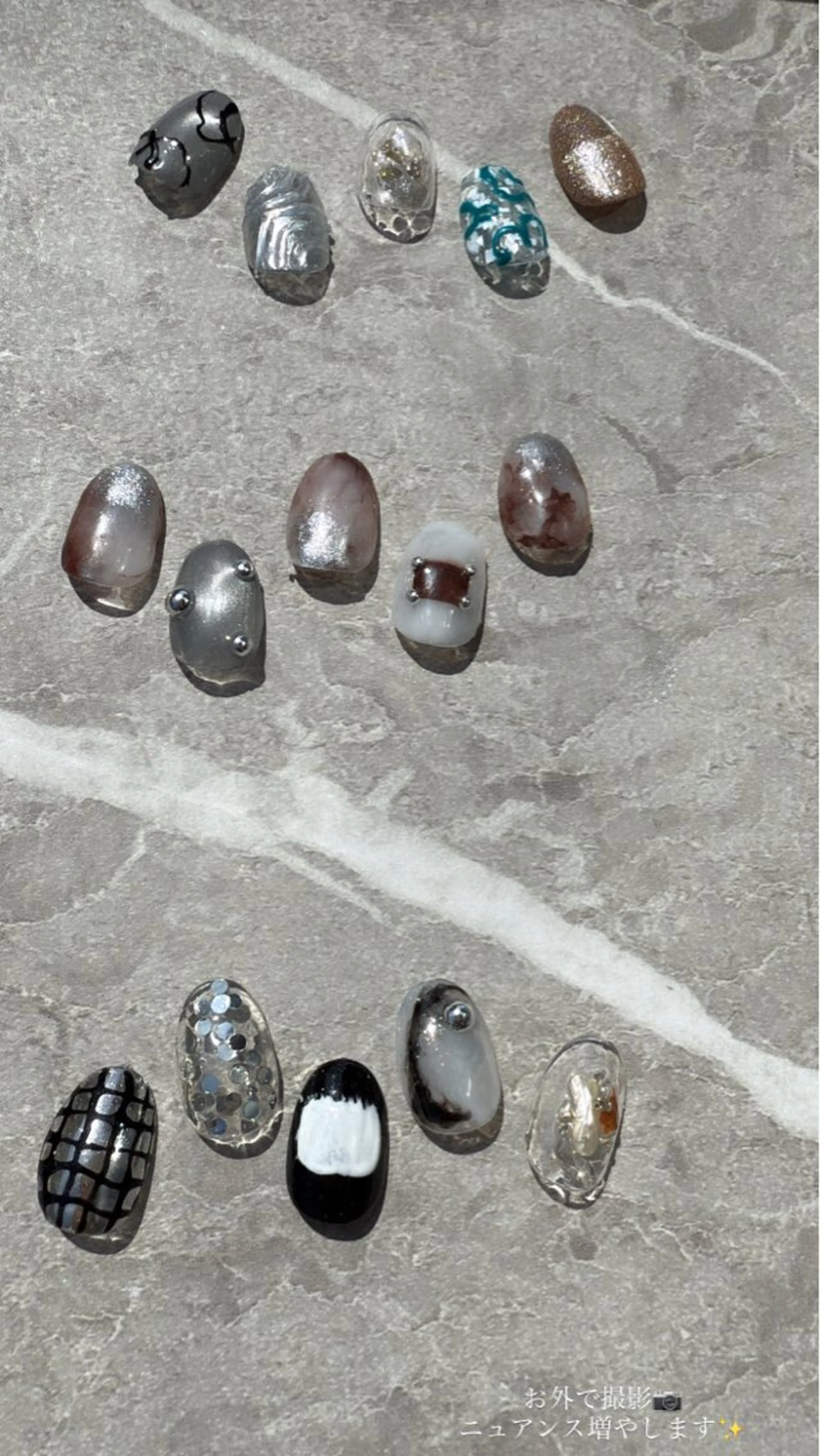 ショート ハンドネイル ari 🌱のネイルデザイン