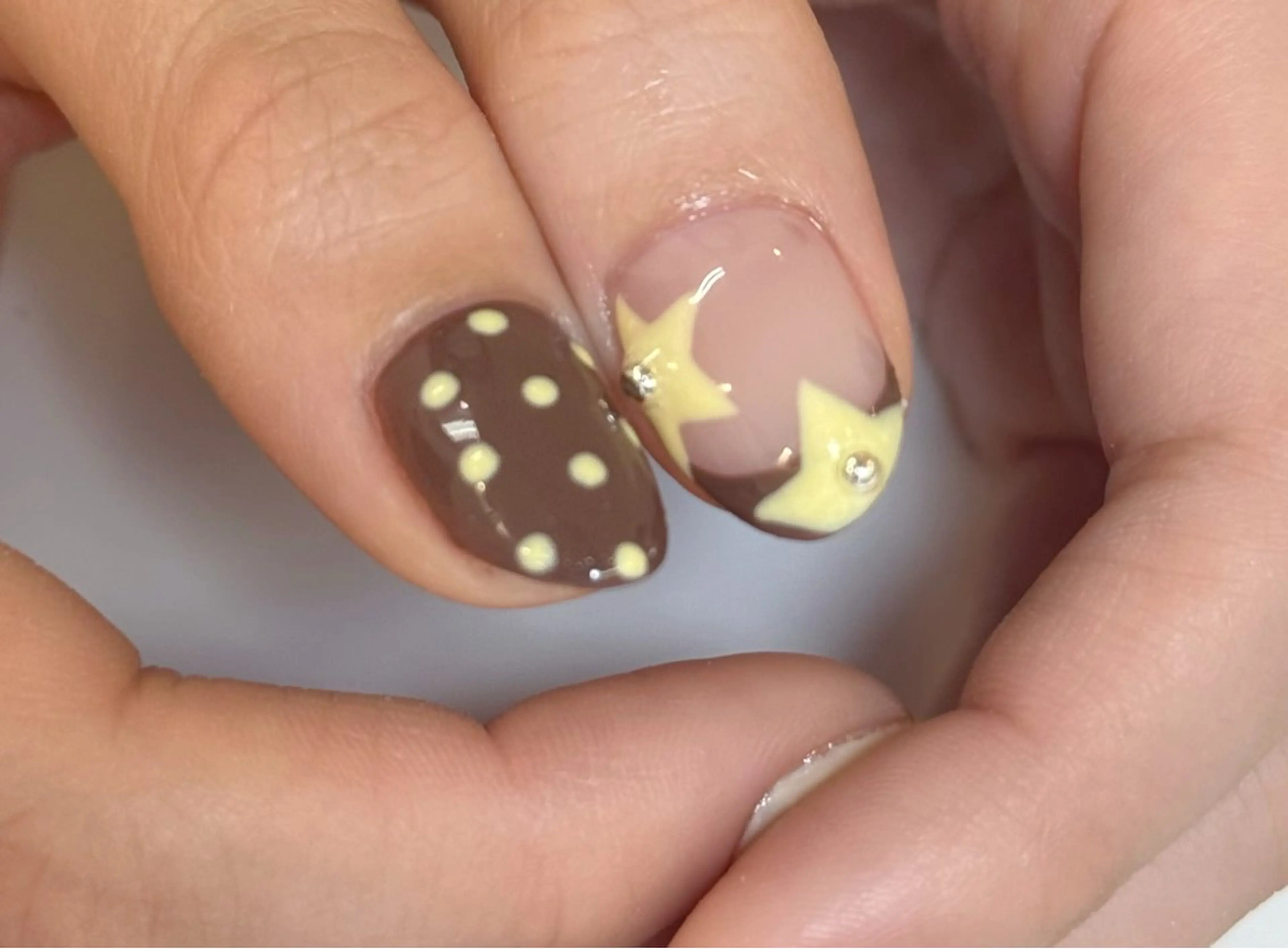 ネイル チークネイル フレンチネイル 韓国ネイル マグネットネイル 持ち込み Hi nail🎀 池袋kozueのネイルデザイン