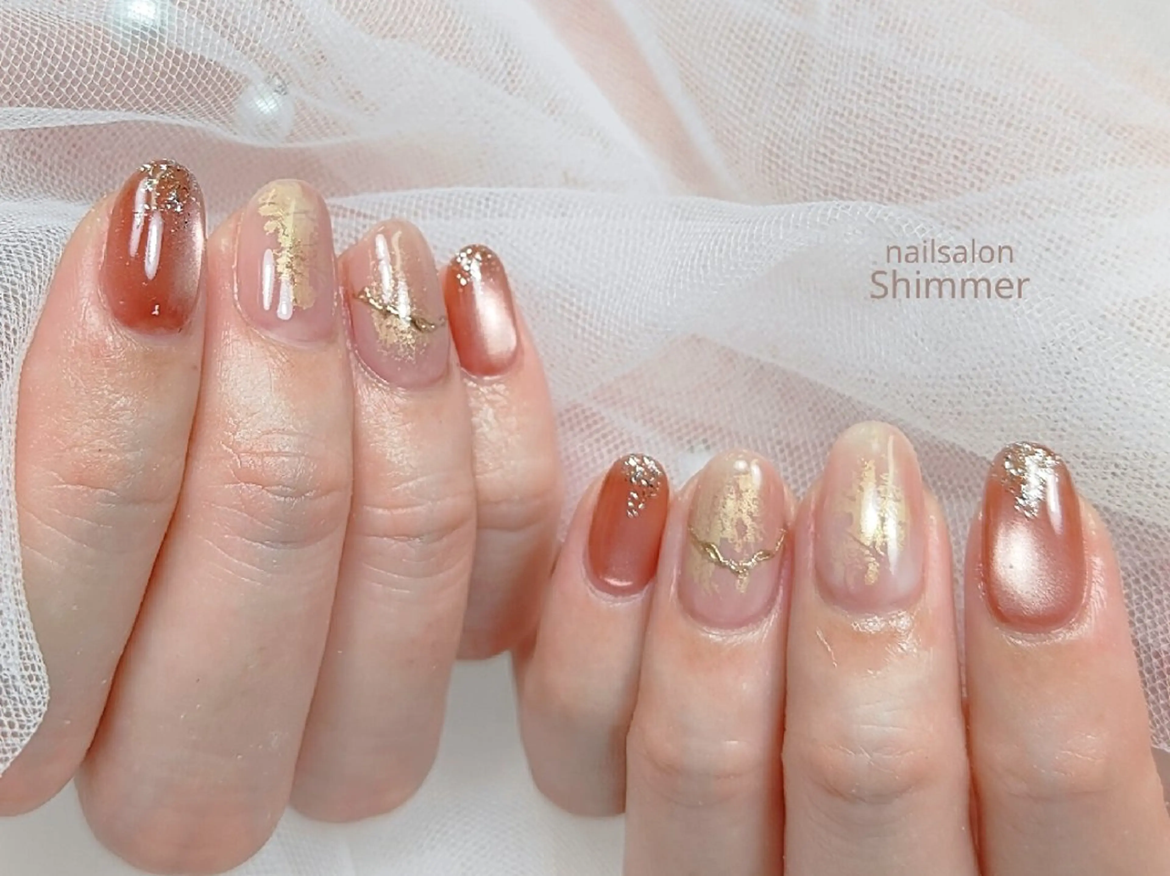 ネイル ハンドネイル Shimmer Asakoのネイルデザイン