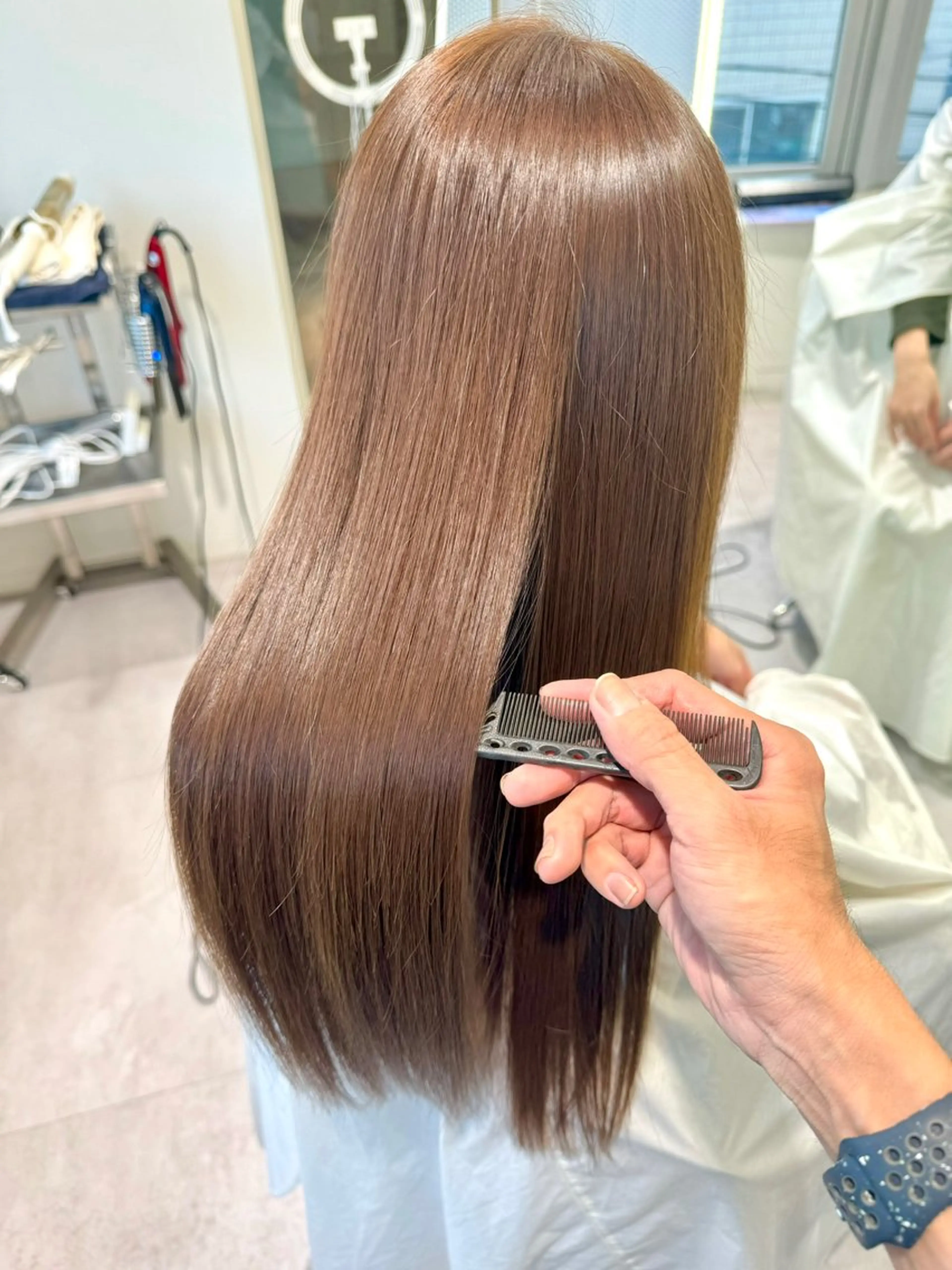 セミロング 髪質改善 森 隆秀/韓国ヘアのヘアスタイル