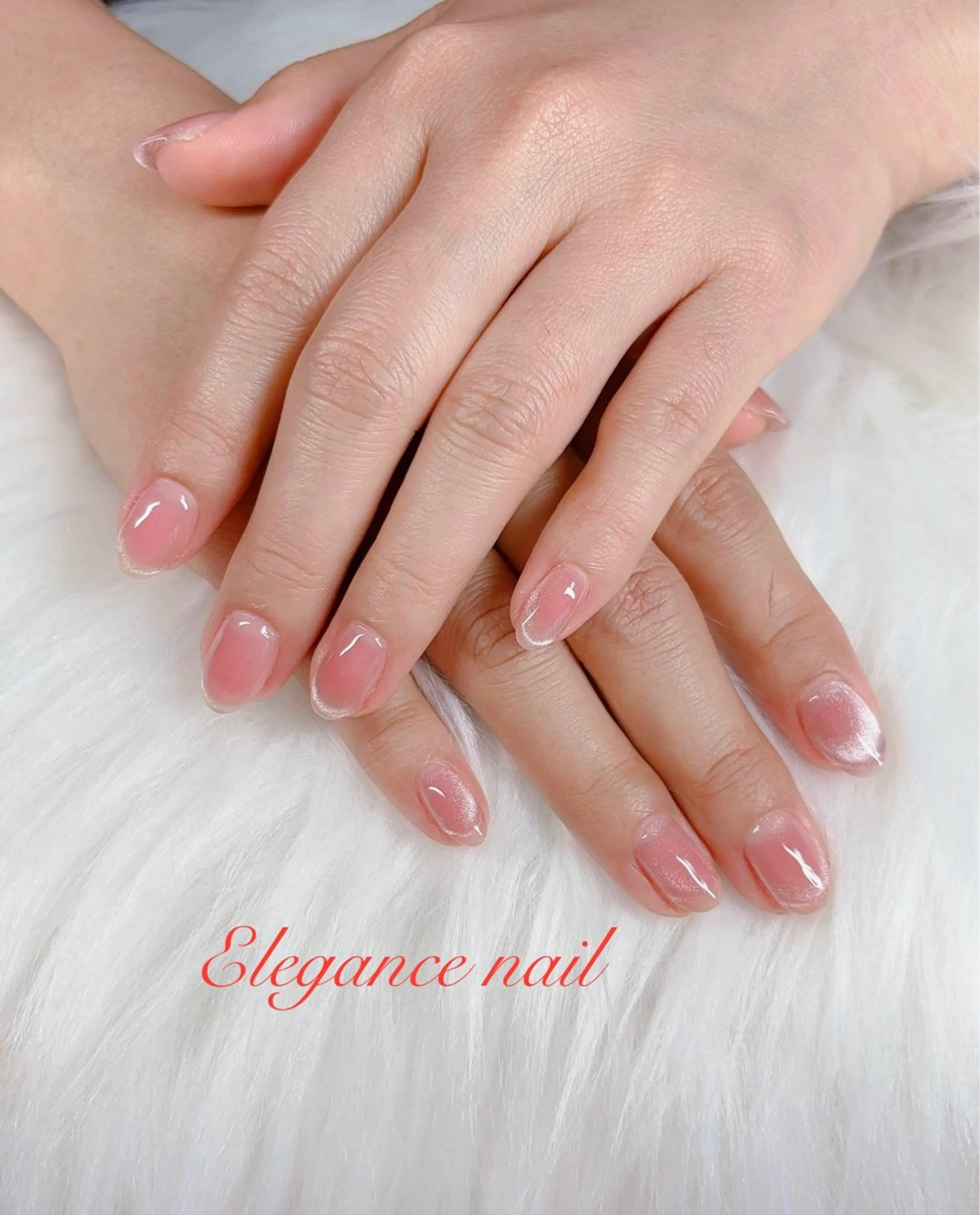 ネイル グラデーション マグネットネイル ハンドネイル Elegance Nail本厚木店舗のネイルデザイン