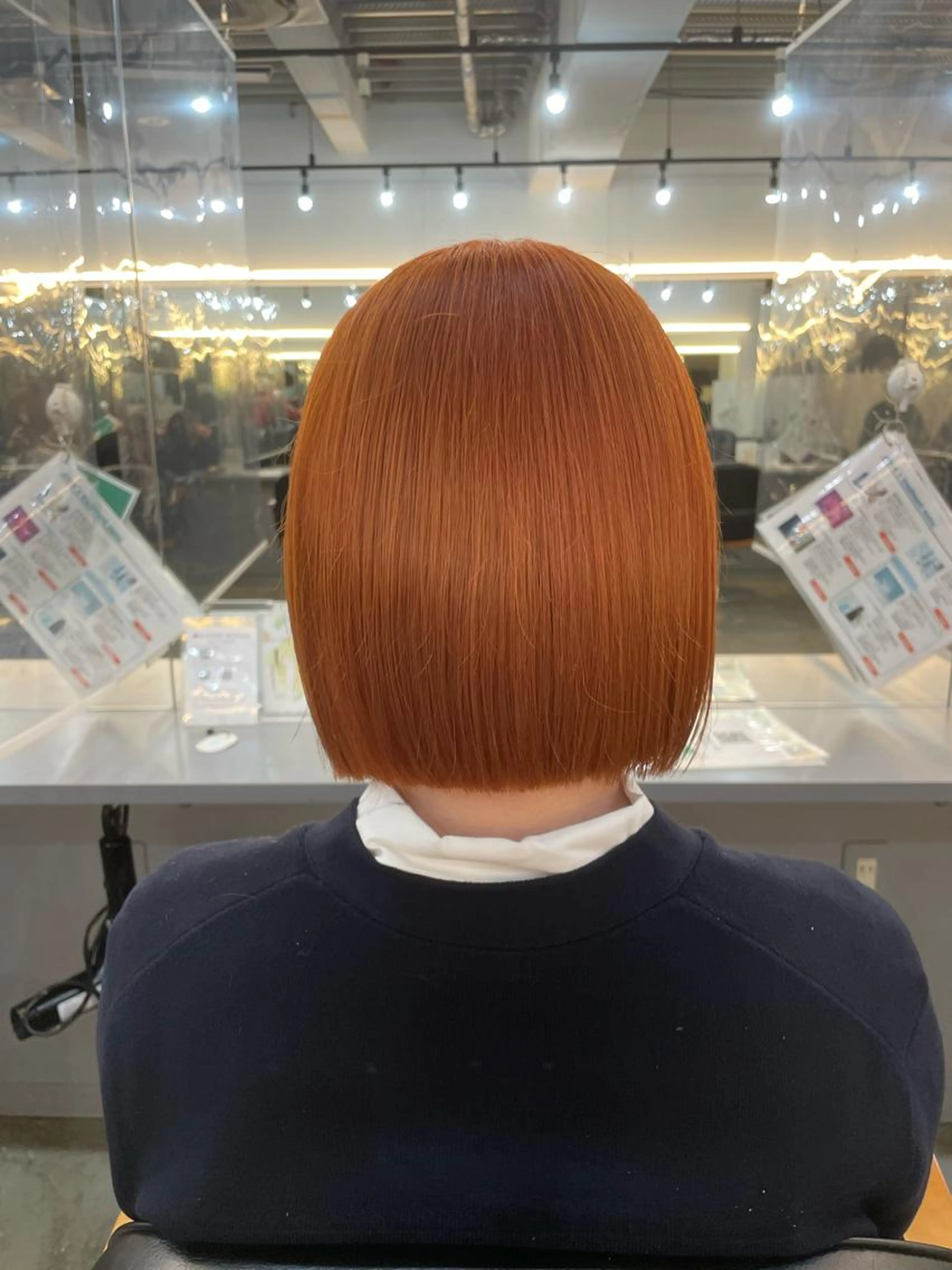 酸性ストレート＋トリートメントの写真