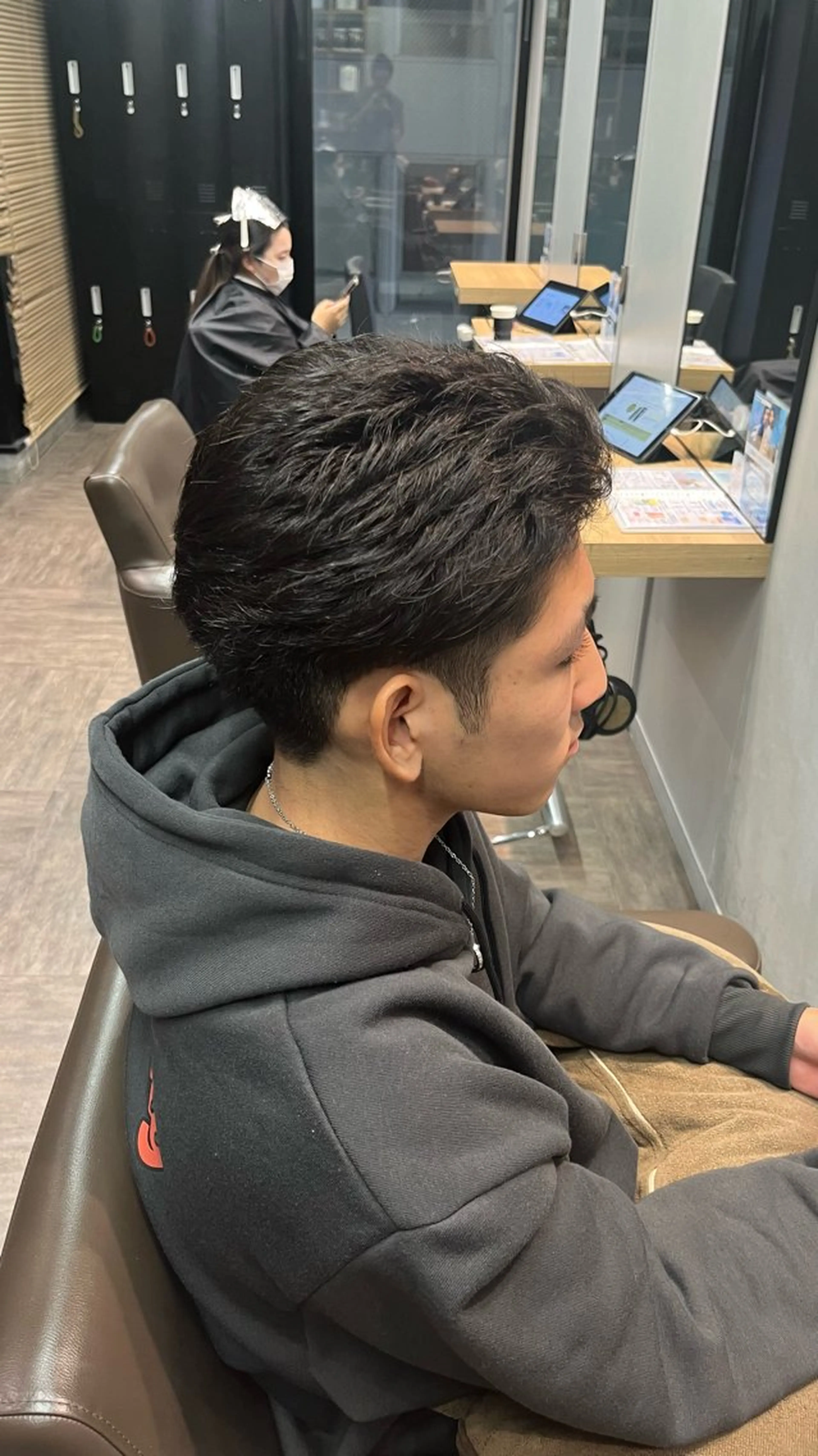 メンズ カット メンズカット パーマ飯野友喜のヘアスタイル