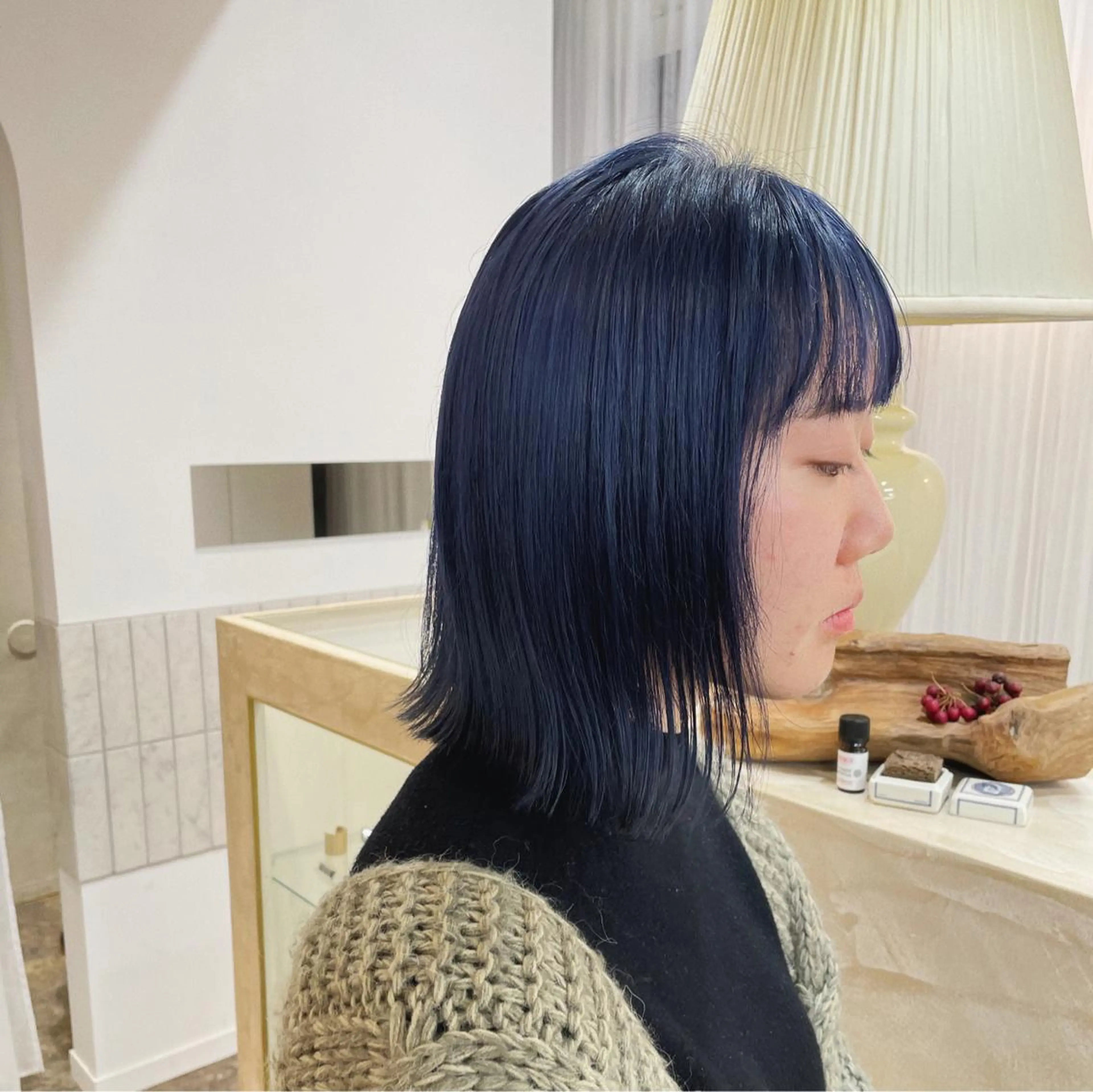 ミディアム スギヤマ ショウゴのヘアスタイル