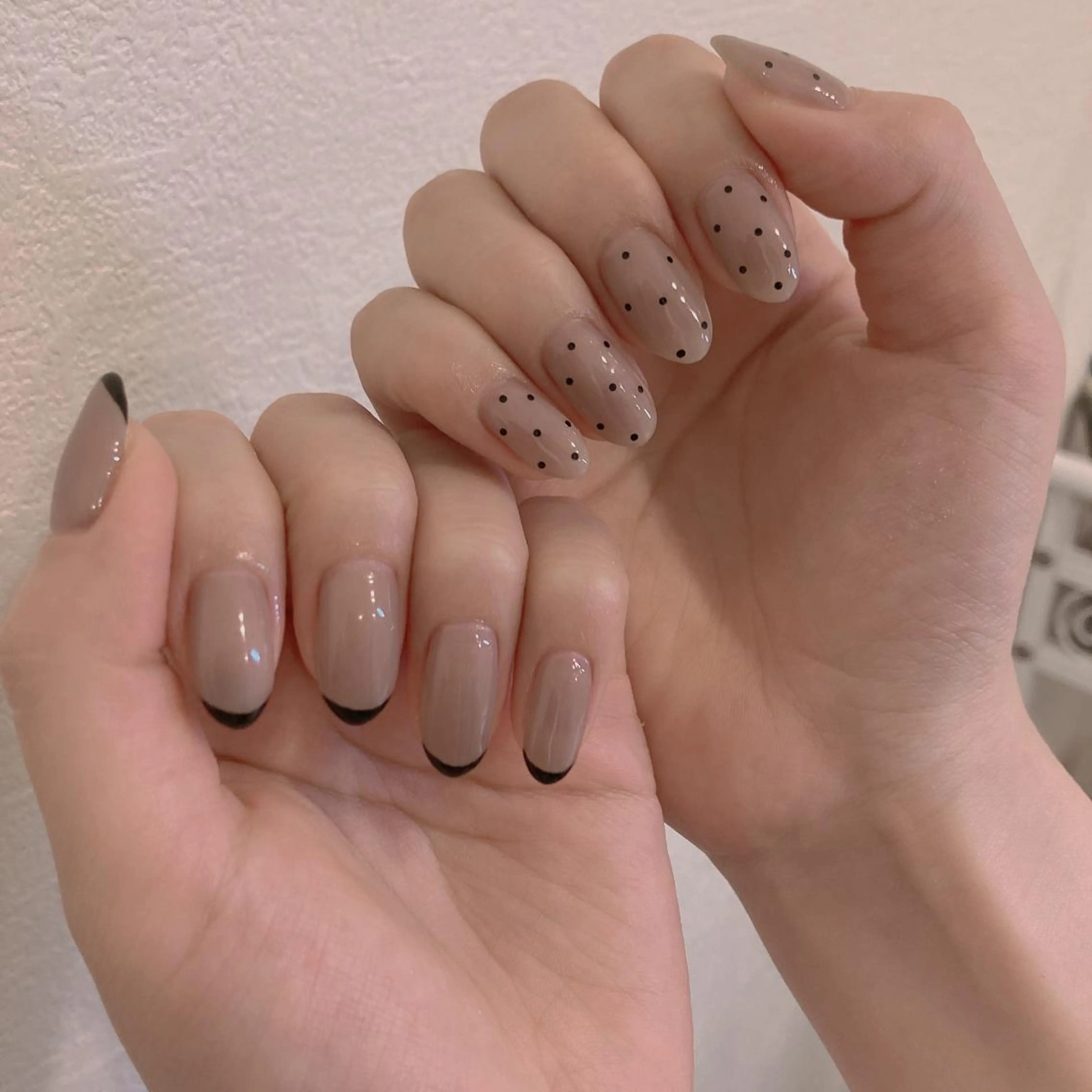 ネイル フレンチネイル ハンドネイル 韓国ネイル/ワンホン ネイル🎀表参道3分のネイルデザイン